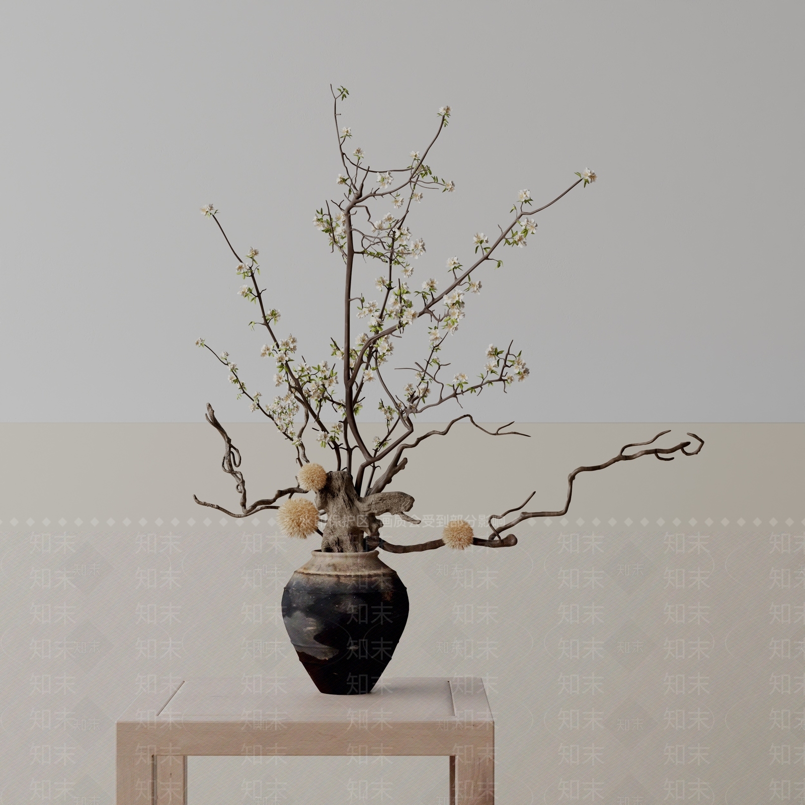 盆栽3D模型下载【ID:1190999500】