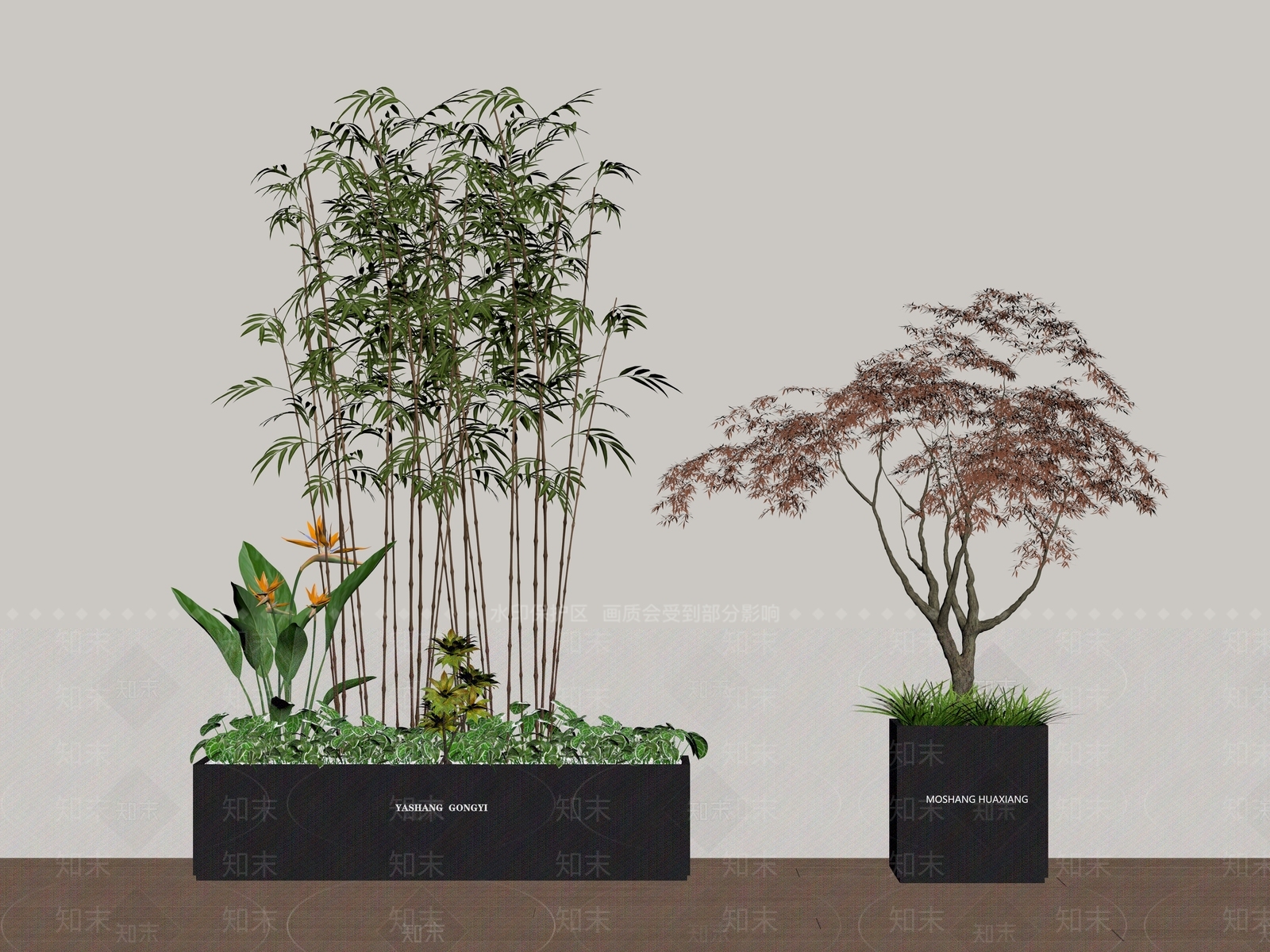 花草SU模型下载【ID:1190999541】