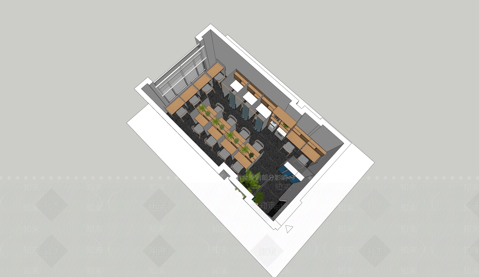 现代其他文化空间SU模型下载【ID:1191000978】