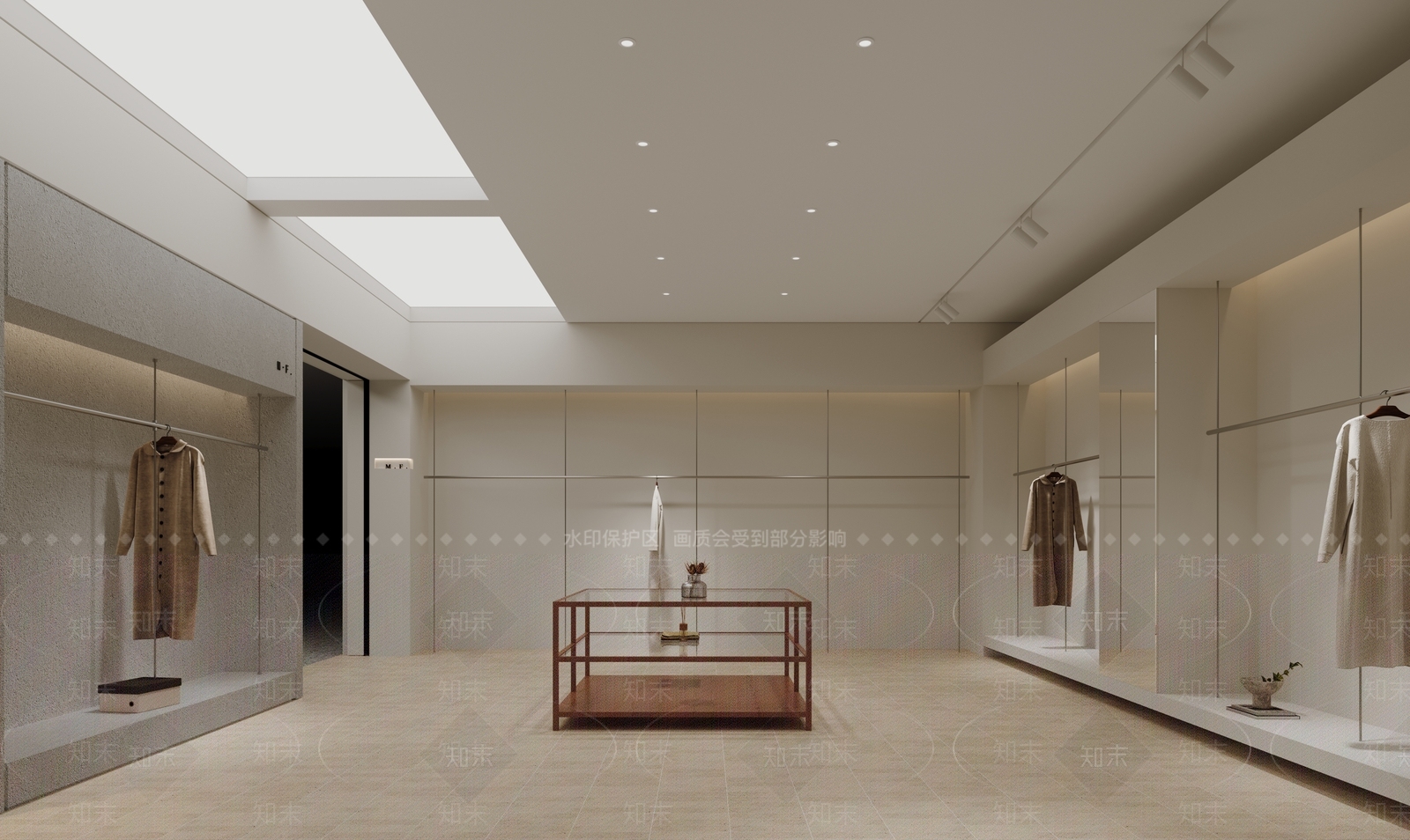 现代服装店3D模型下载【ID:1191003374】