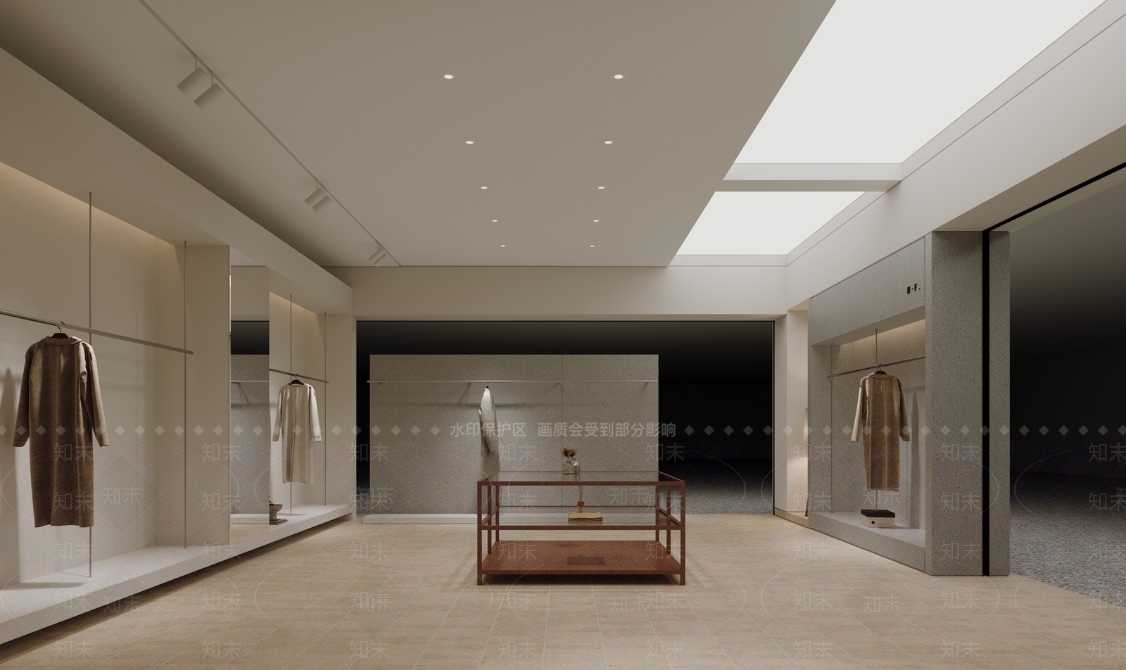 现代服装店3D模型下载【ID:1191003374】