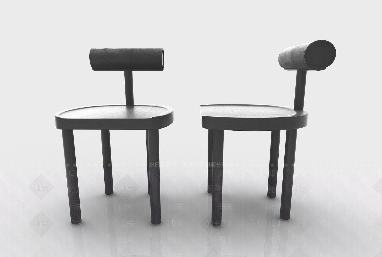 现代双人沙发3D模型下载【ID:1191004413】