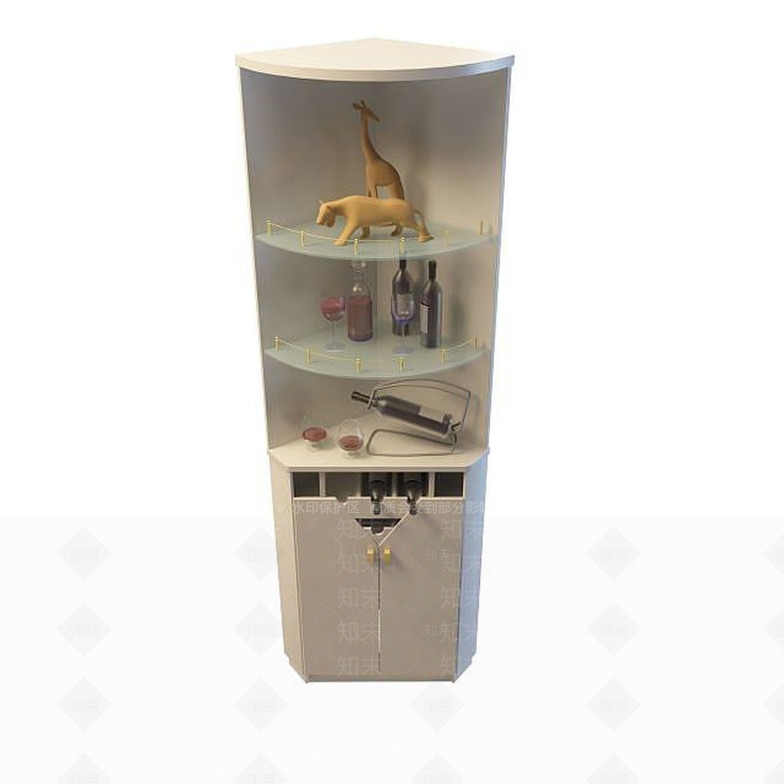 现代衣柜3D模型下载【ID:1199579480】