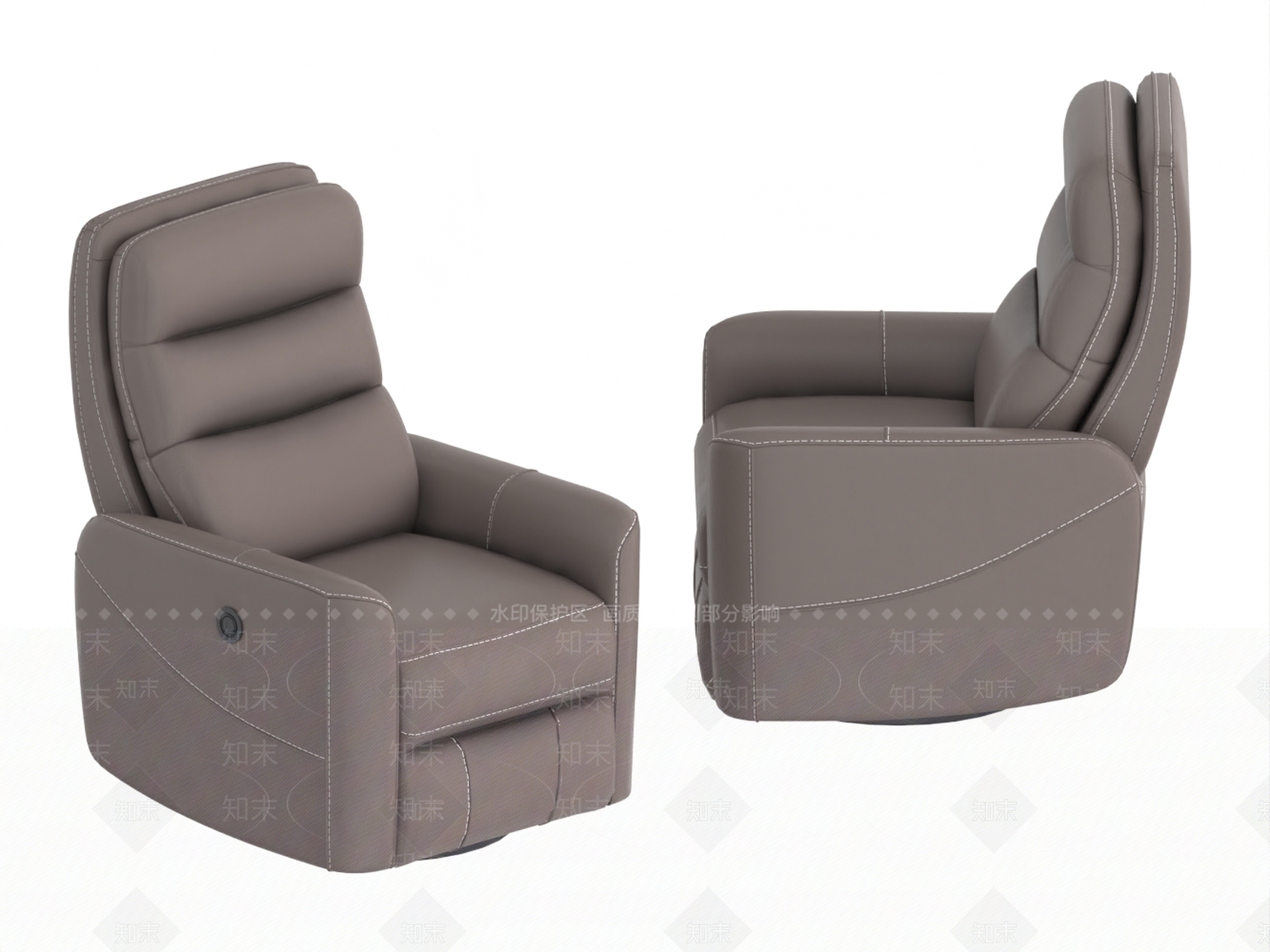 现代按摩椅3D模型下载【ID:1191009519】