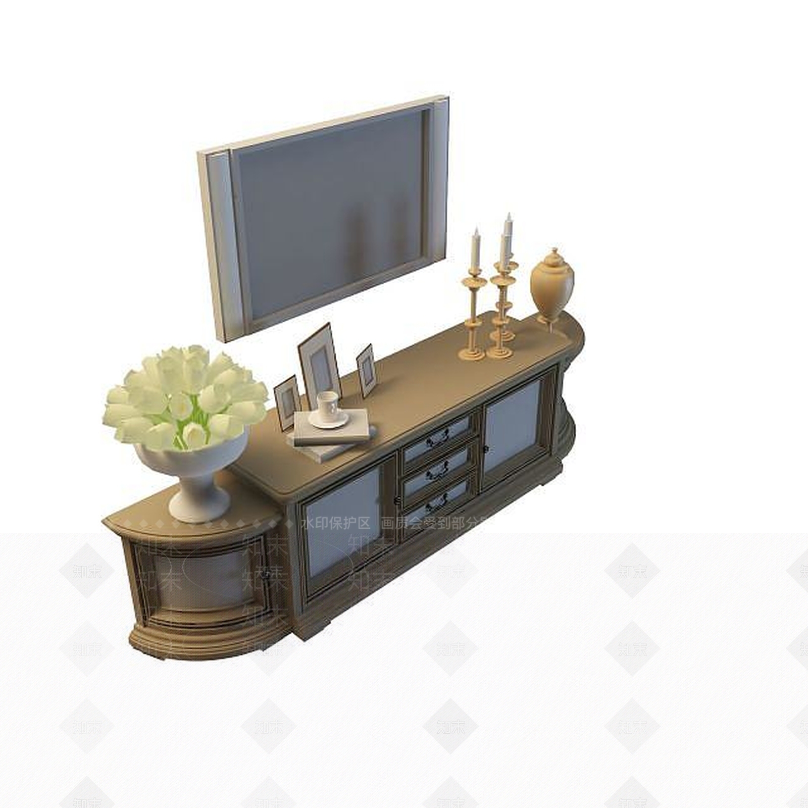 现代衣柜3D模型下载【ID:1199579231】