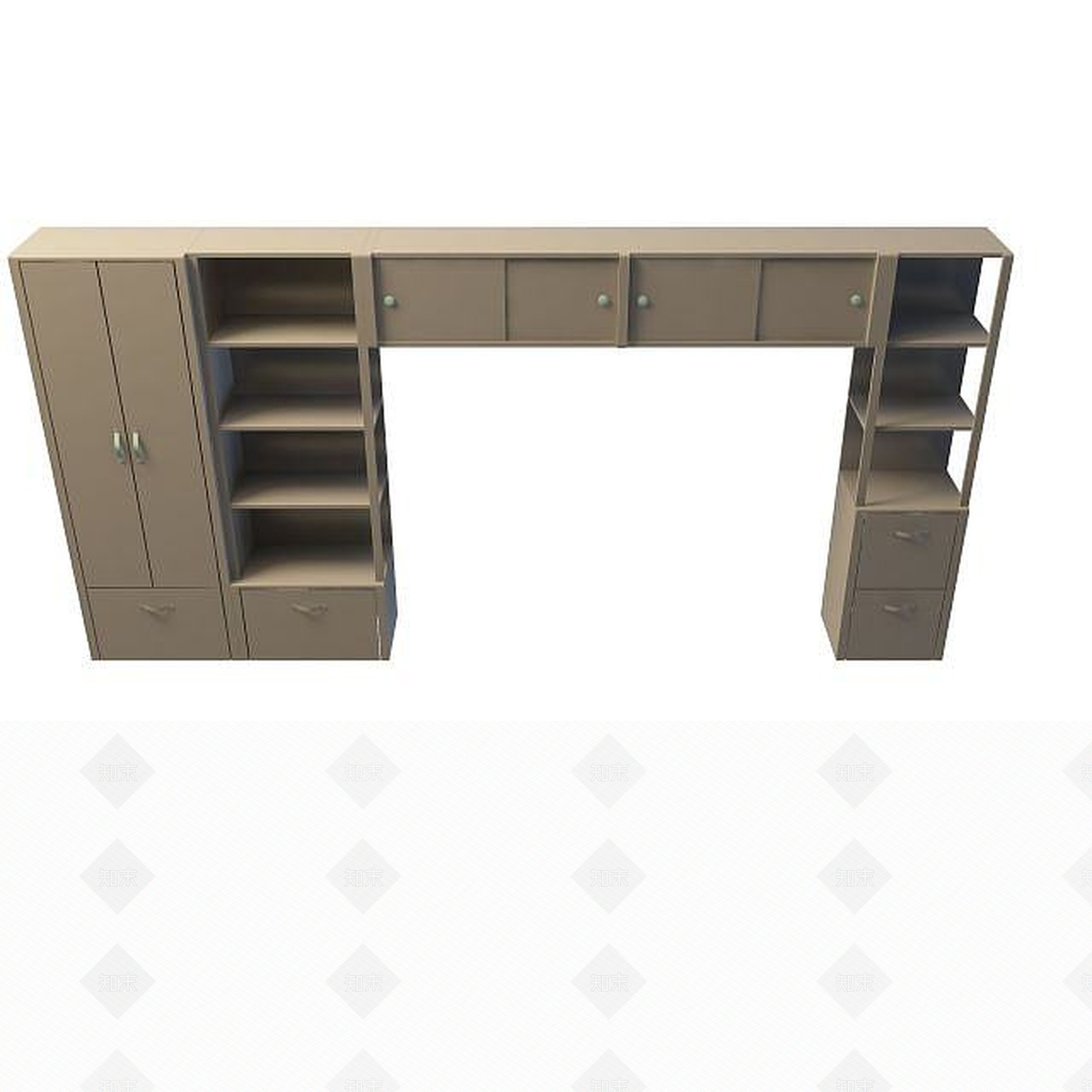 现代衣柜3D模型下载【ID:1199575676】