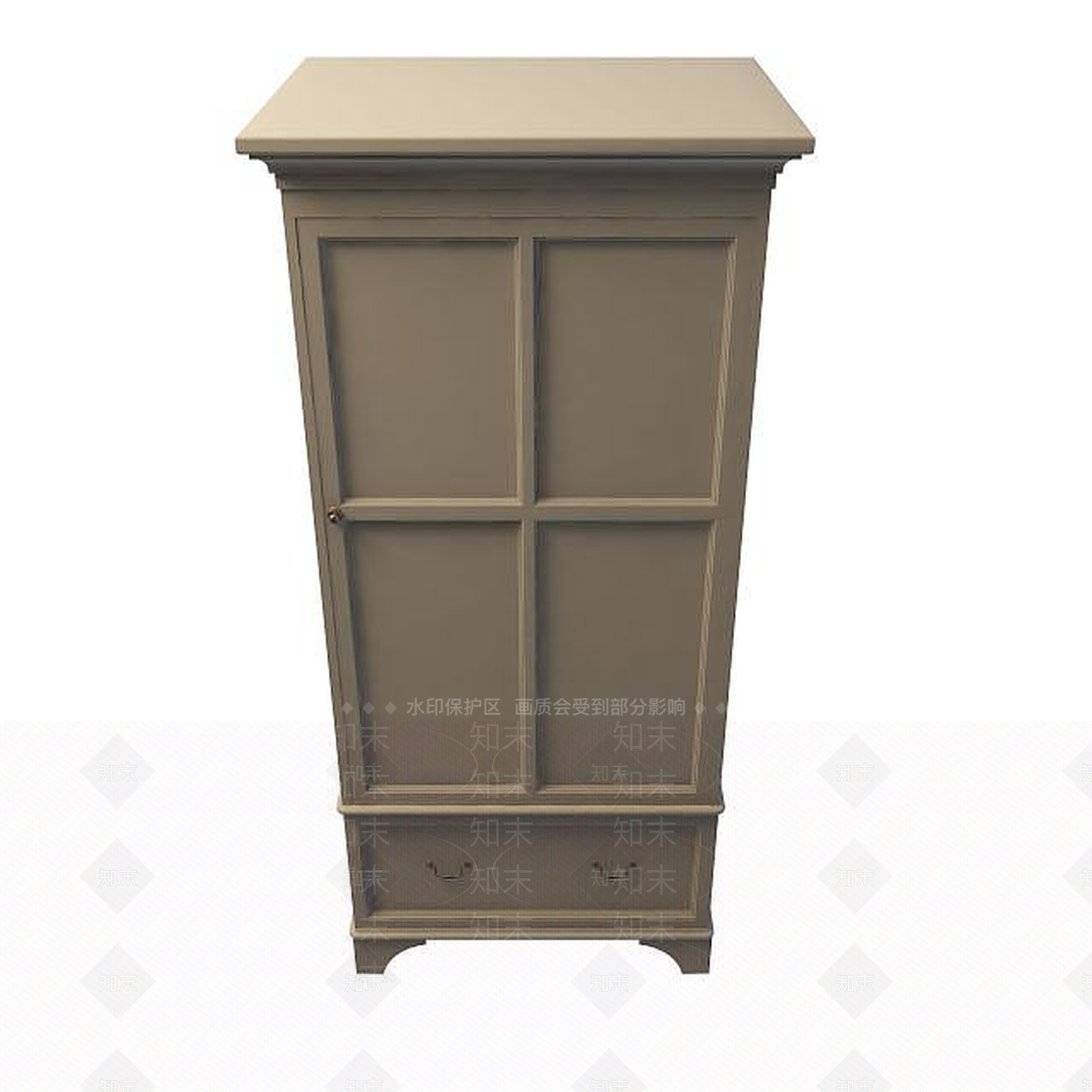 现代衣柜3D模型下载【ID:1199575663】