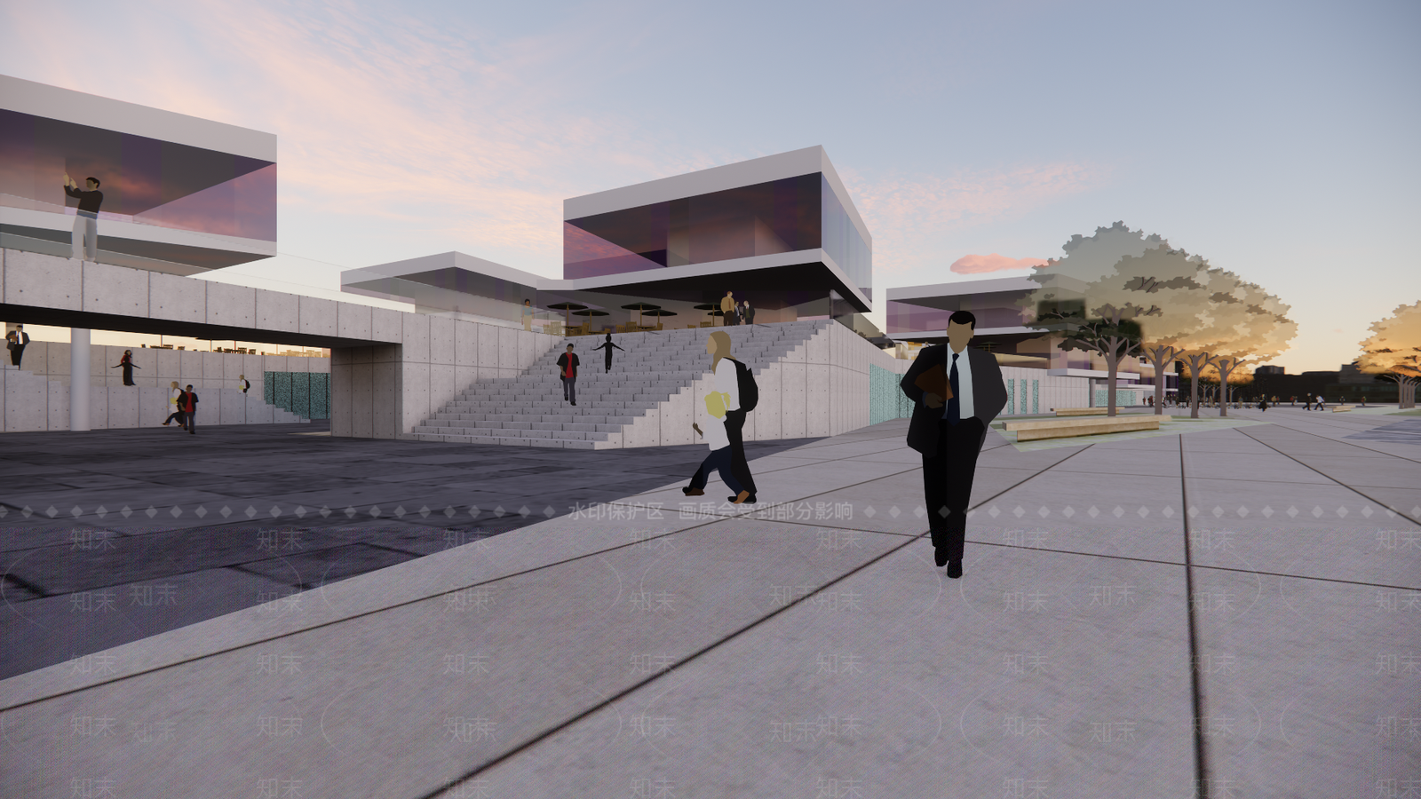 现代极简其他商业建筑SU模型下载【ID:1191013044】