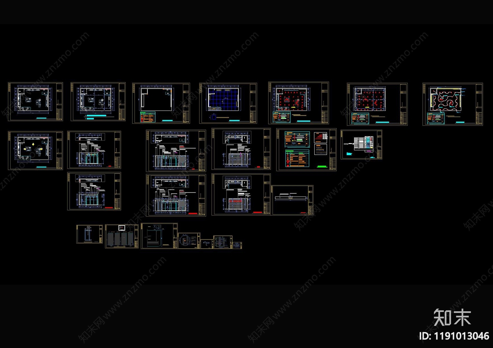 现代服装店cad施工图下载【ID:1191013046】