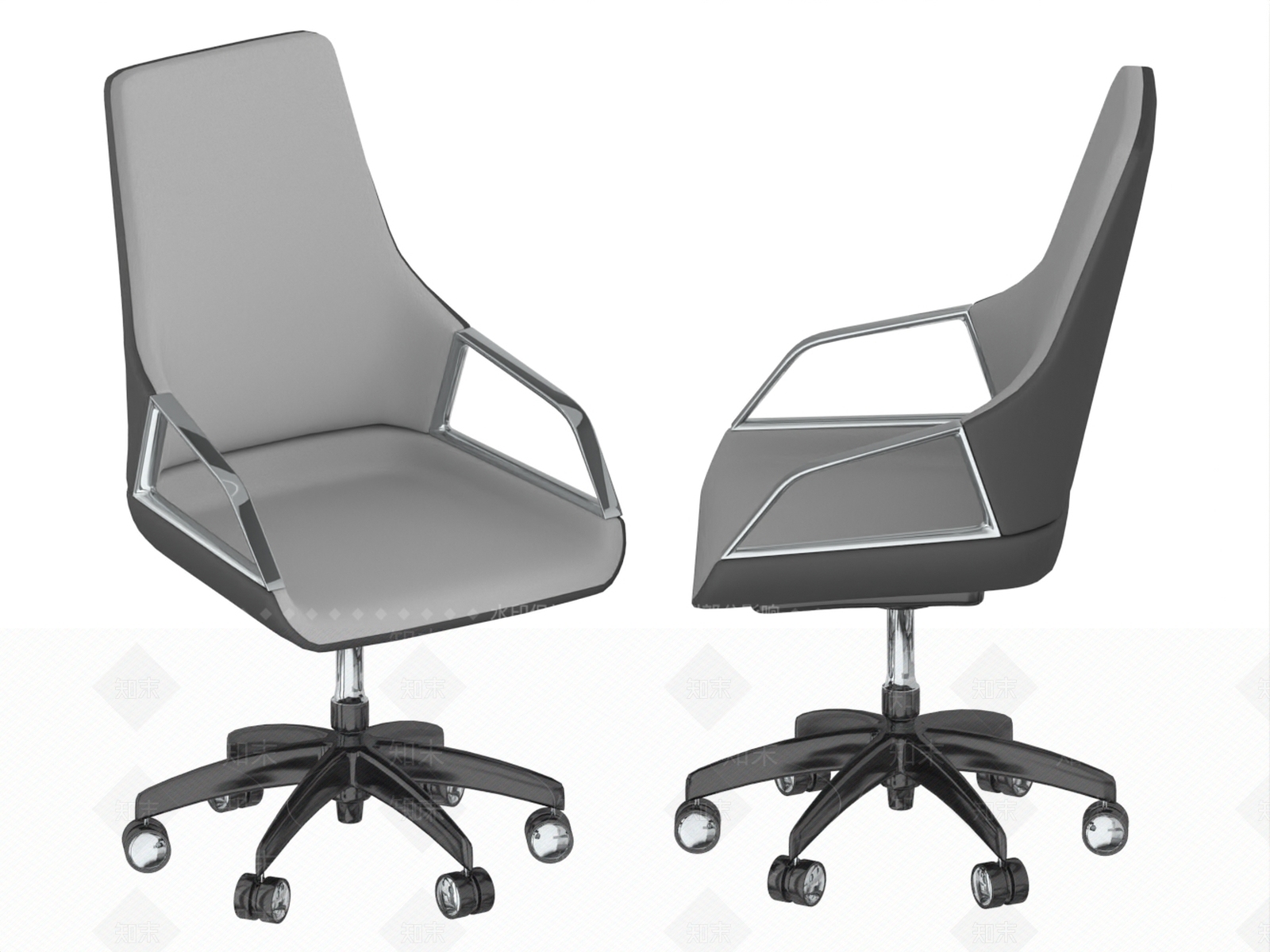 现代办公椅3D模型下载【ID:1191013356】