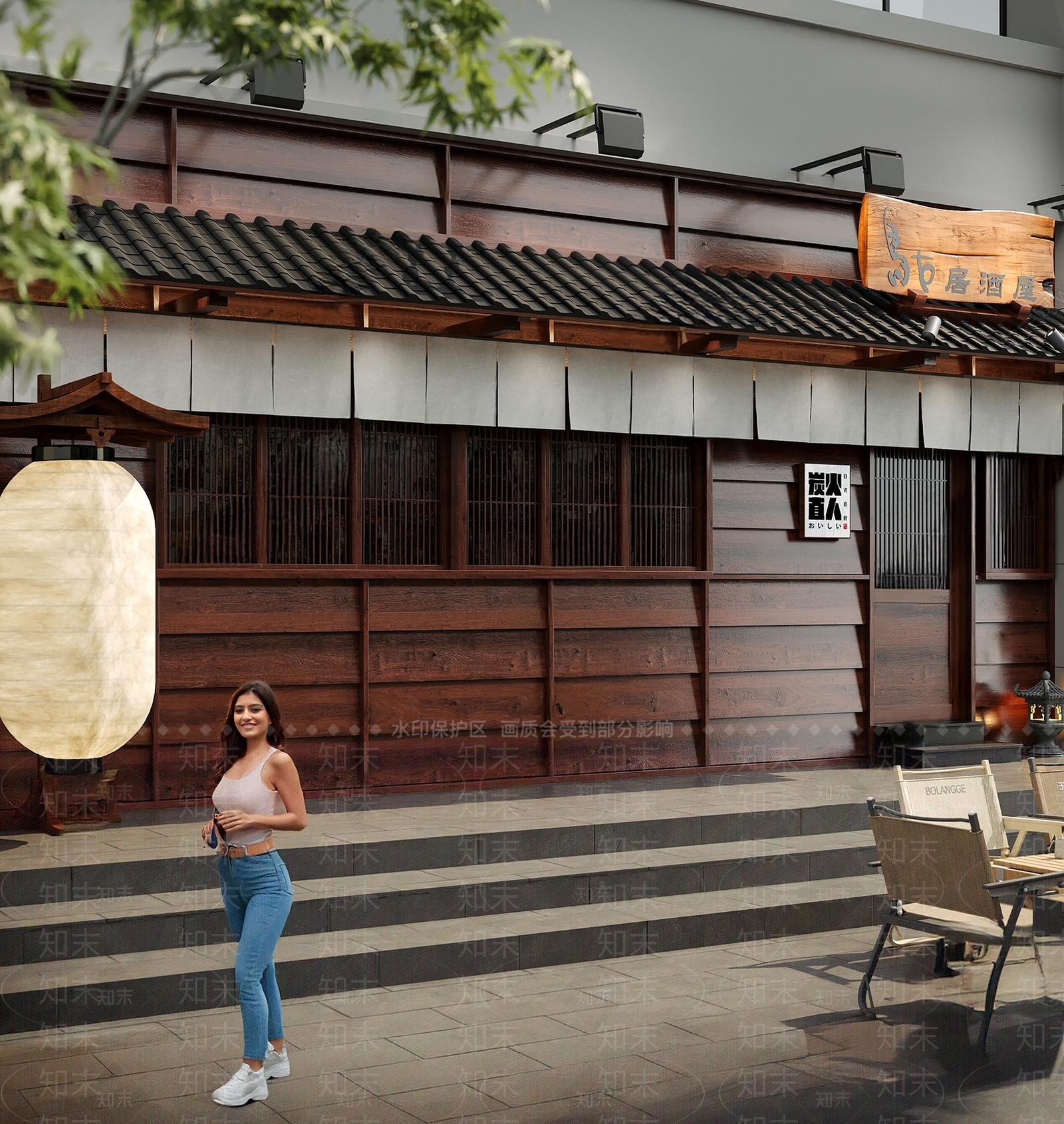 中古日式其他店铺SU模型下载【ID:1191013789】