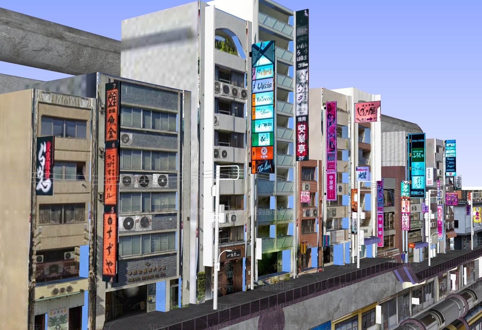 现代商业街SU模型下载【ID:1191020070】