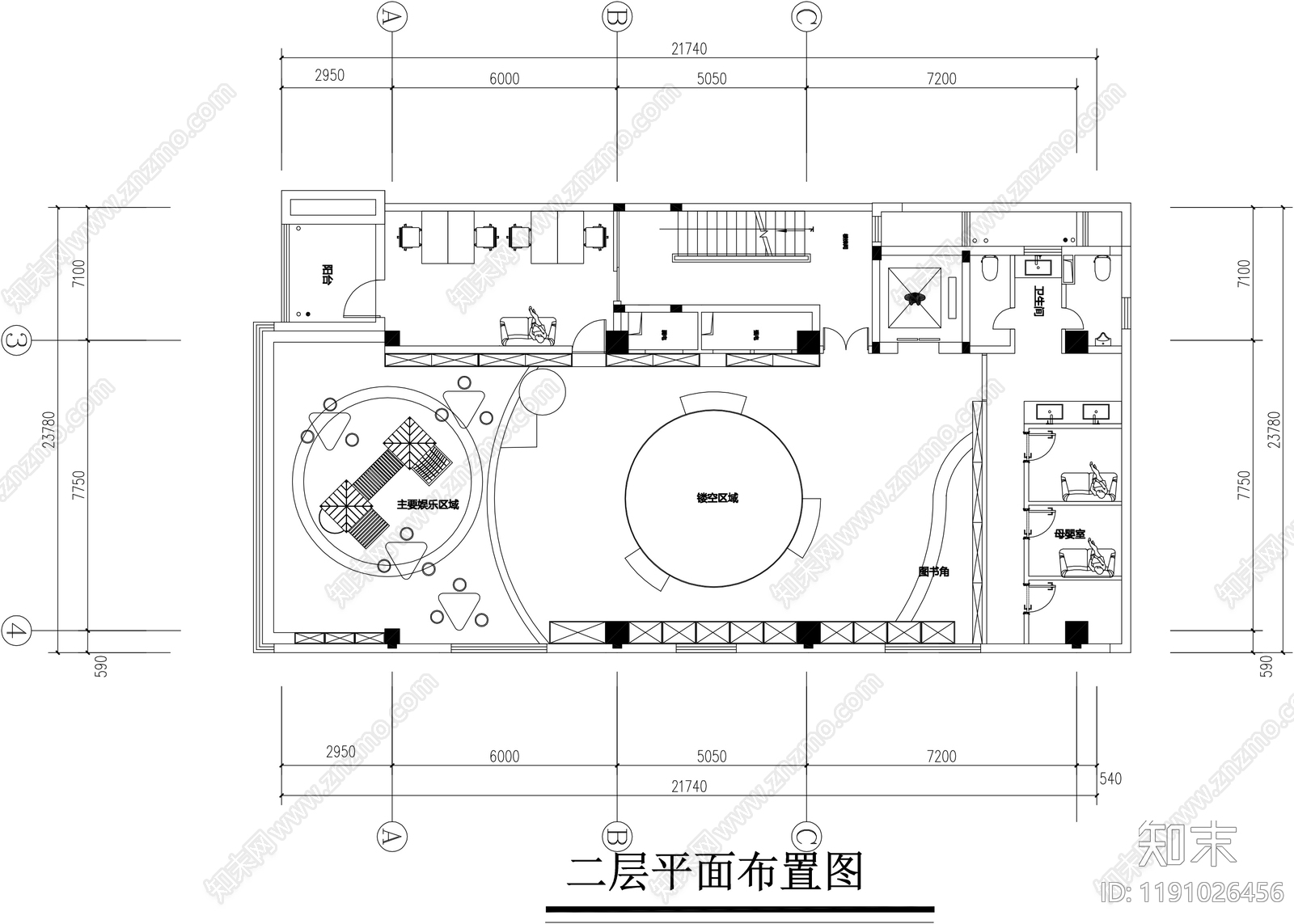 现代儿童乐园cad施工图下载【ID:1191026456】
