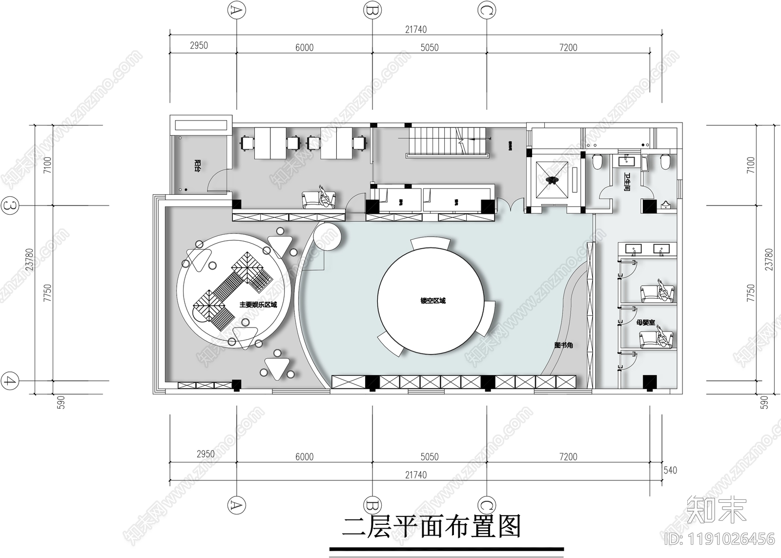 现代儿童乐园cad施工图下载【ID:1191026456】
