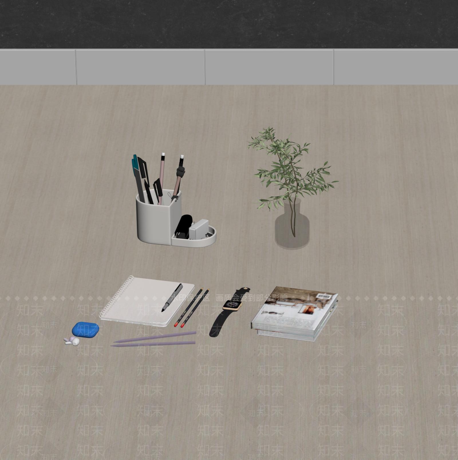 其他办公用品SU模型下载【ID:1191028423】