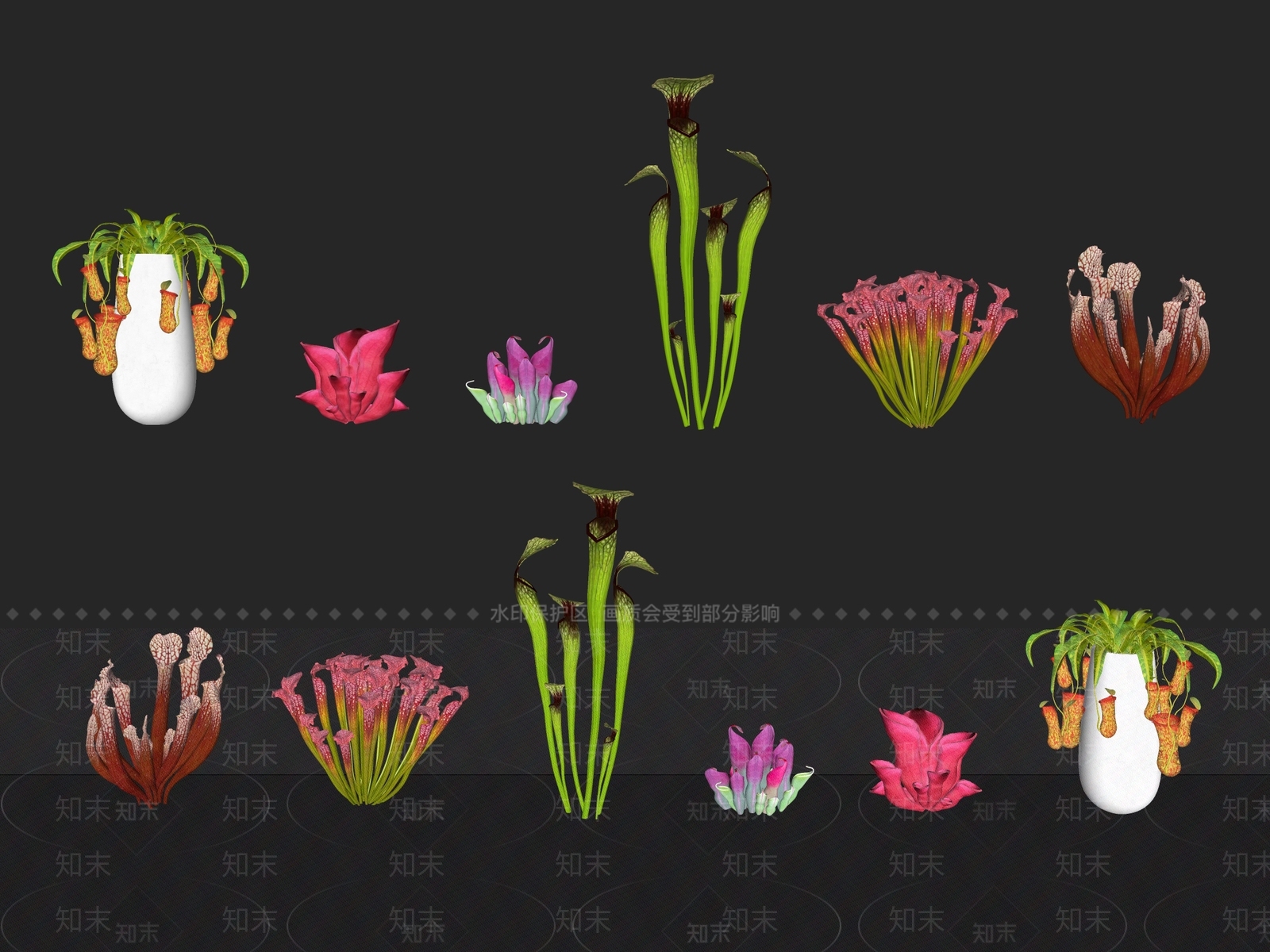 花草SU模型下载【ID:1191033510】