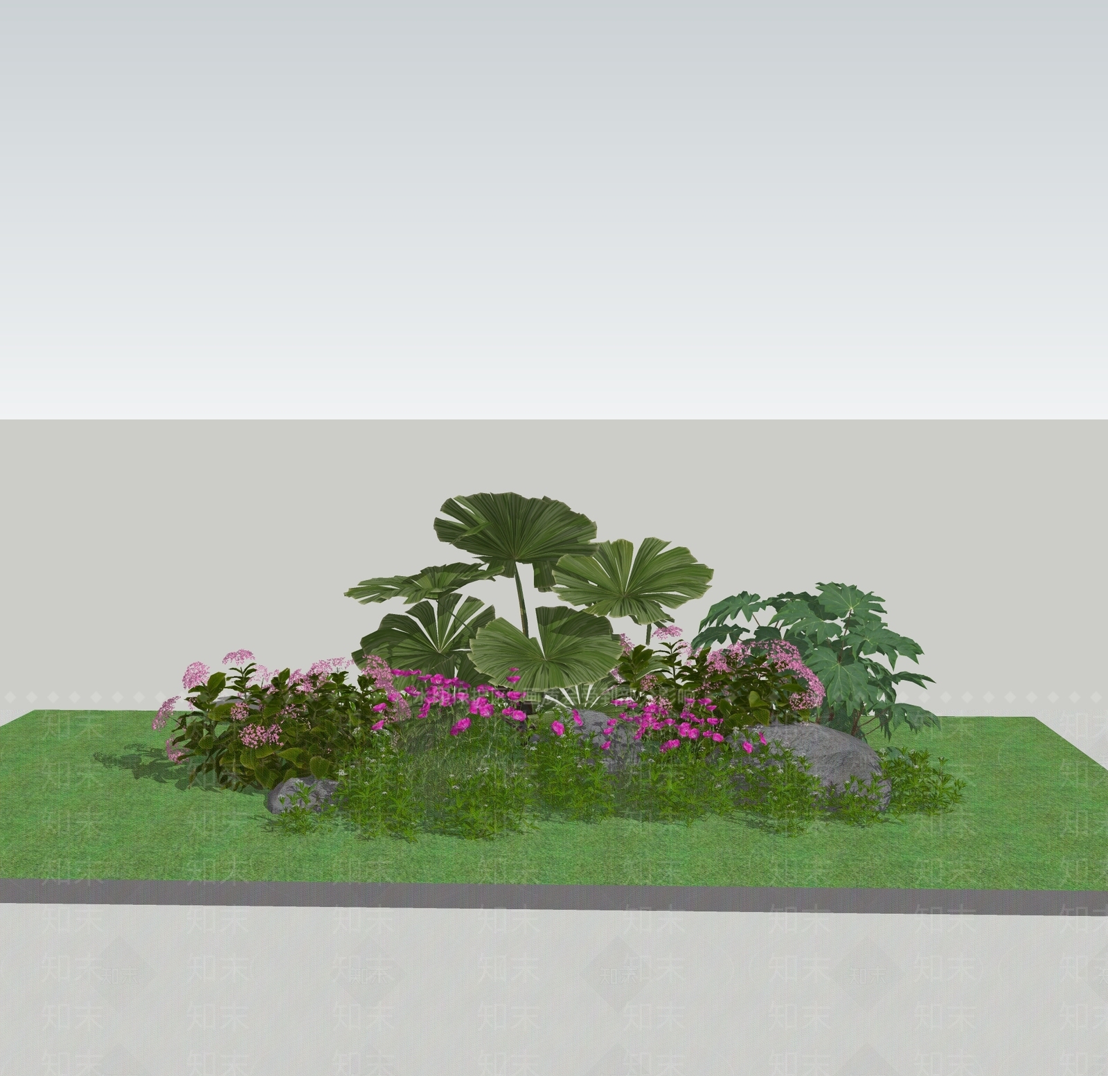 花草SU模型下载【ID:1191038207】