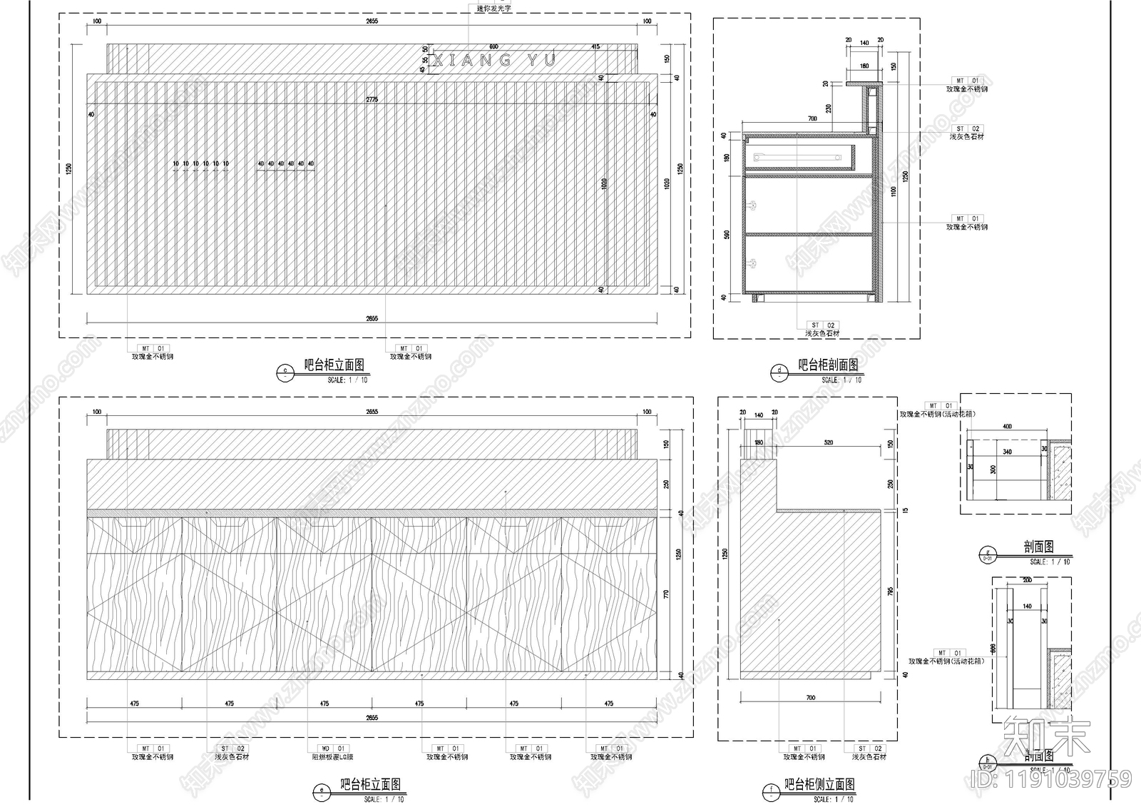 柜体节点施工图下载【ID:1191039759】