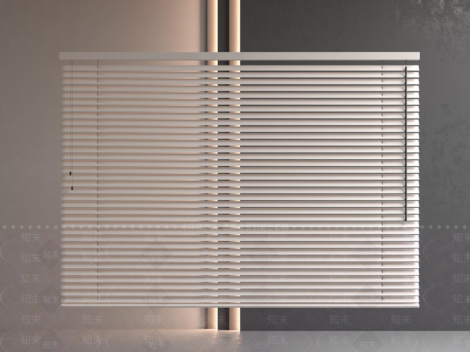 百叶帘3D模型下载【ID:1191053876】