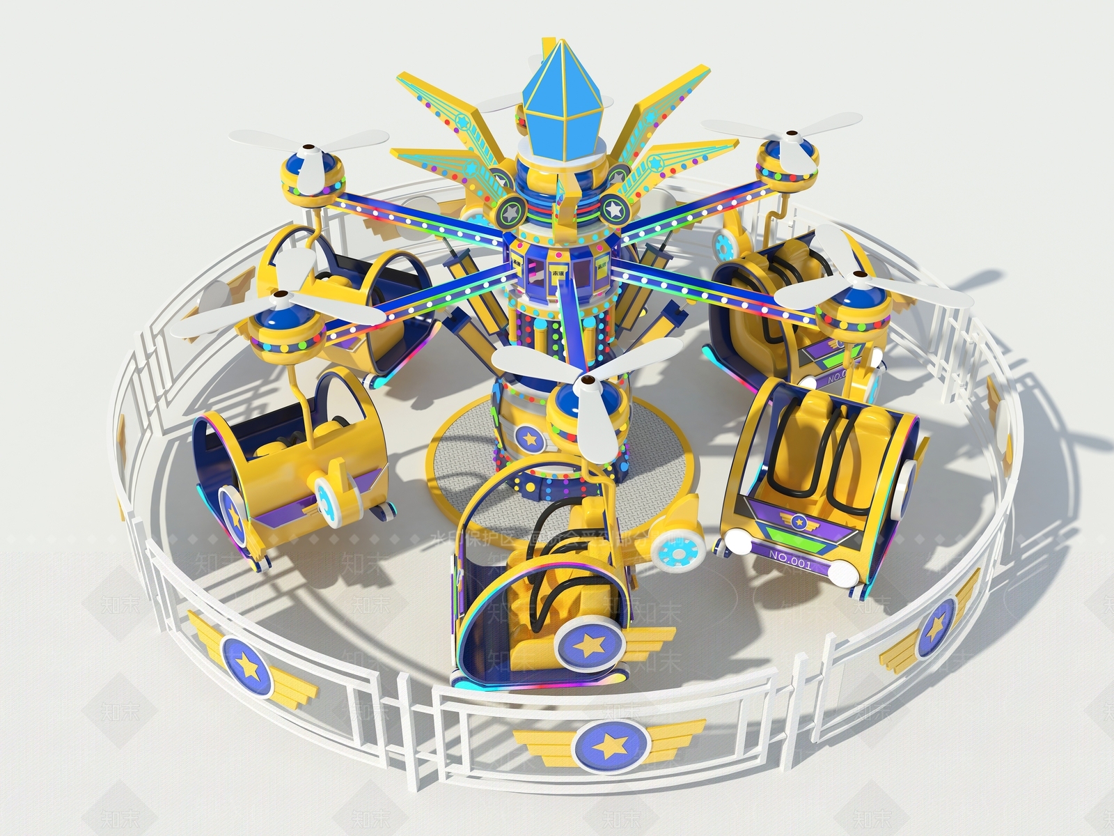 游乐设施SU模型下载【ID:1191053719】