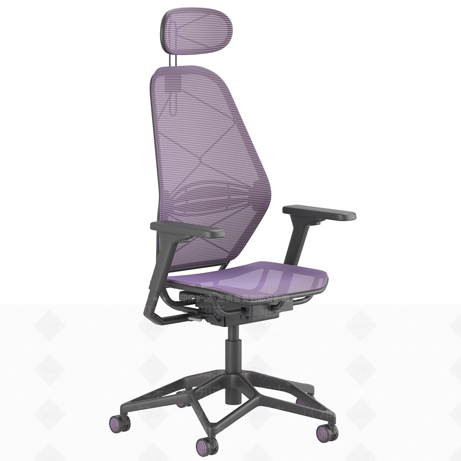 现代意式办公椅3D模型下载【ID:1191056624】
