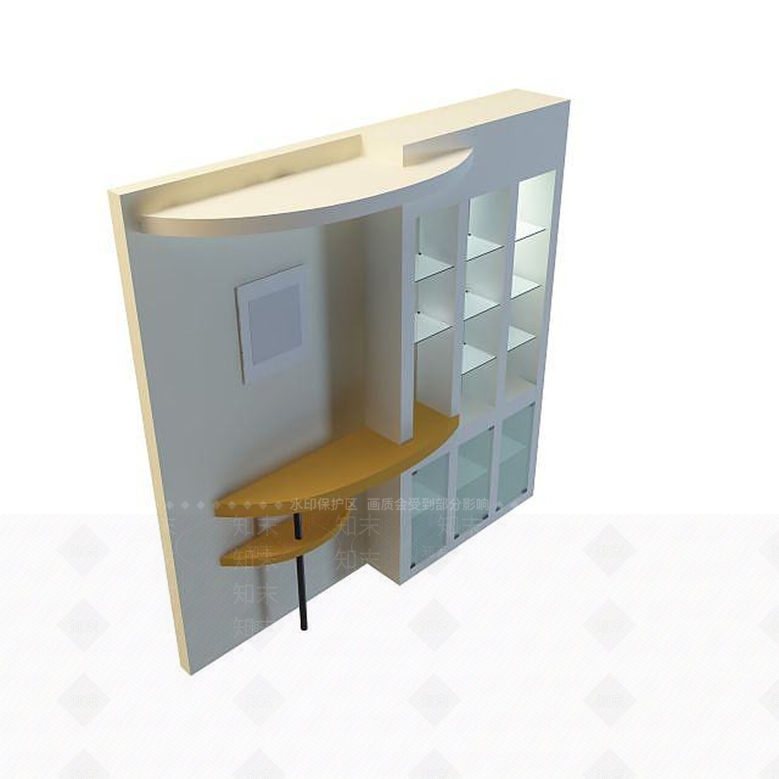 现代衣柜3D模型下载【ID:1199575508】