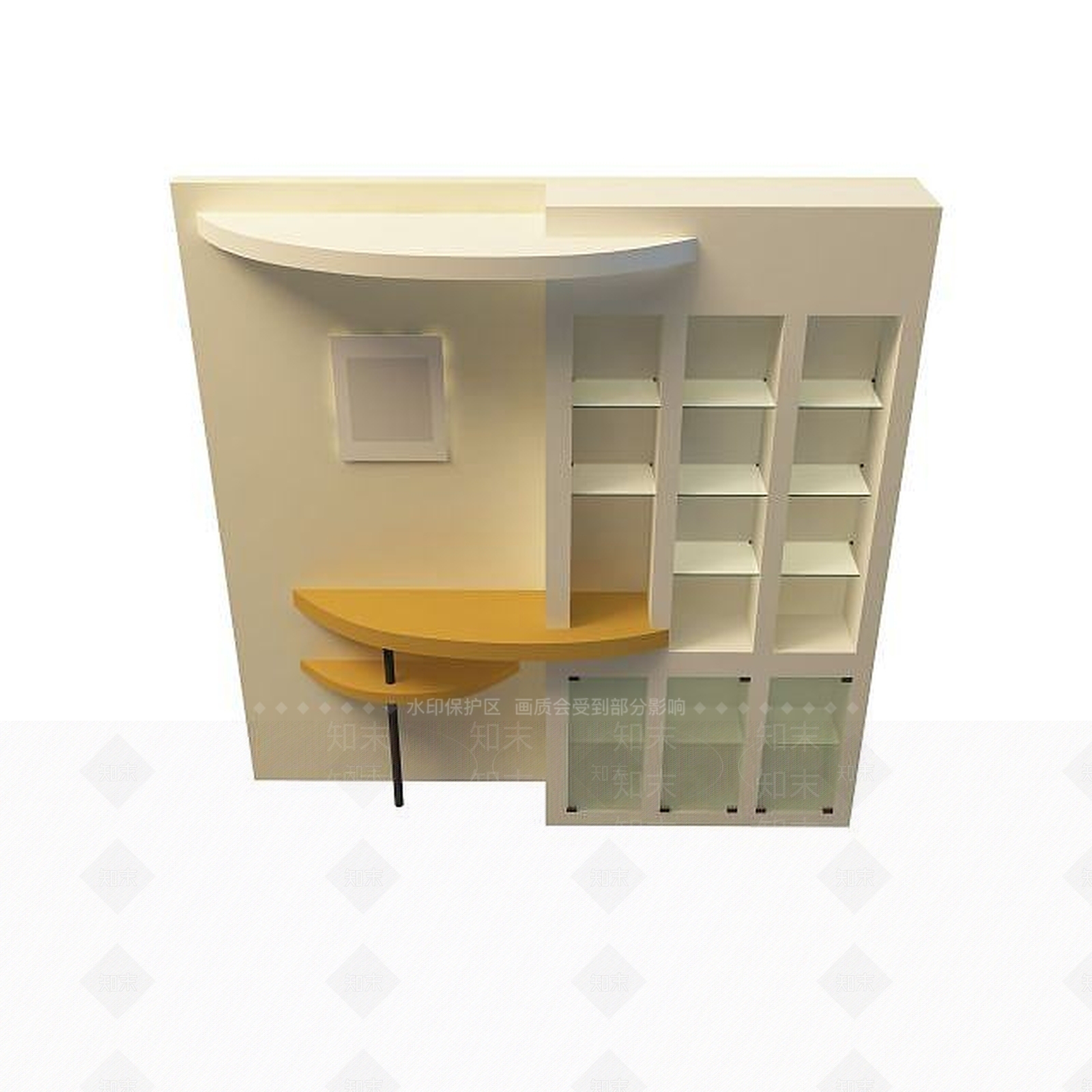 现代衣柜3D模型下载【ID:1199575508】