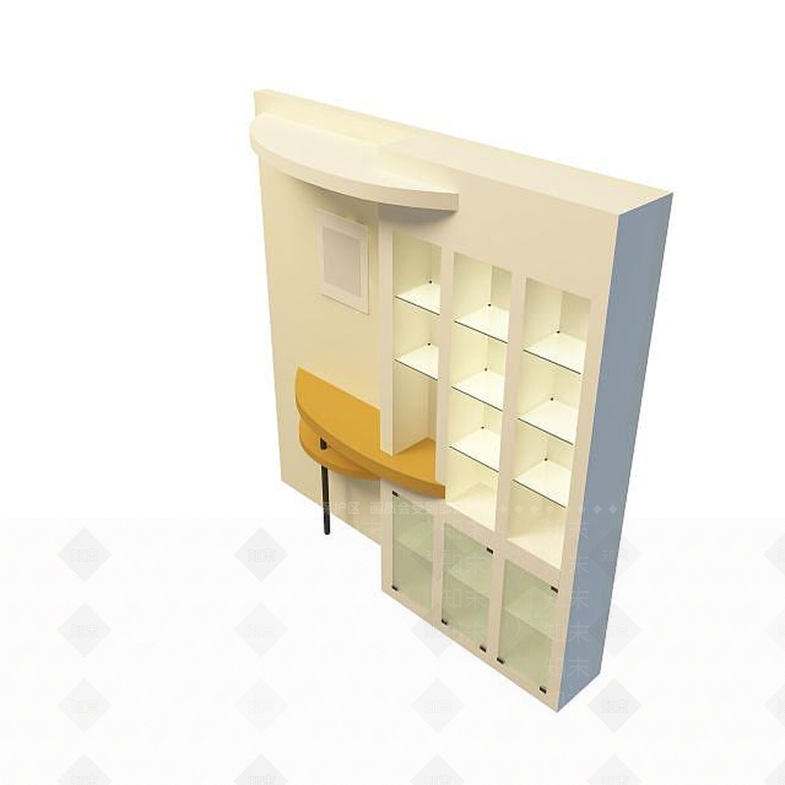 现代衣柜3D模型下载【ID:1199575508】