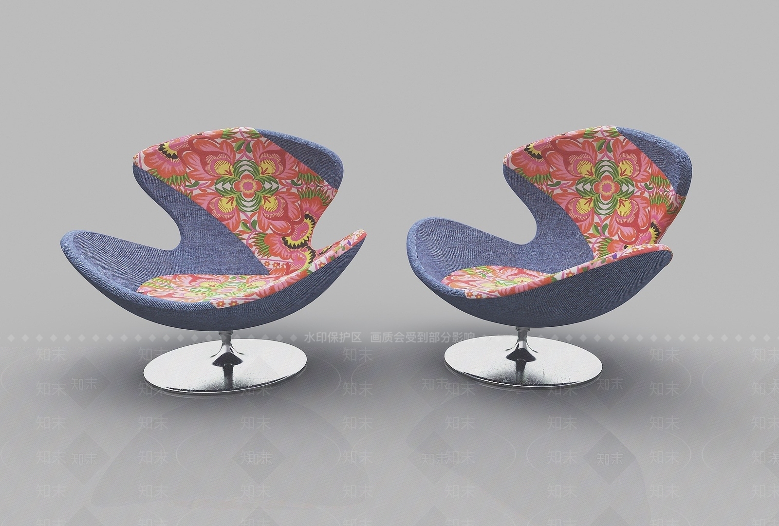 现代双人沙发3D模型下载【ID:1191056870】