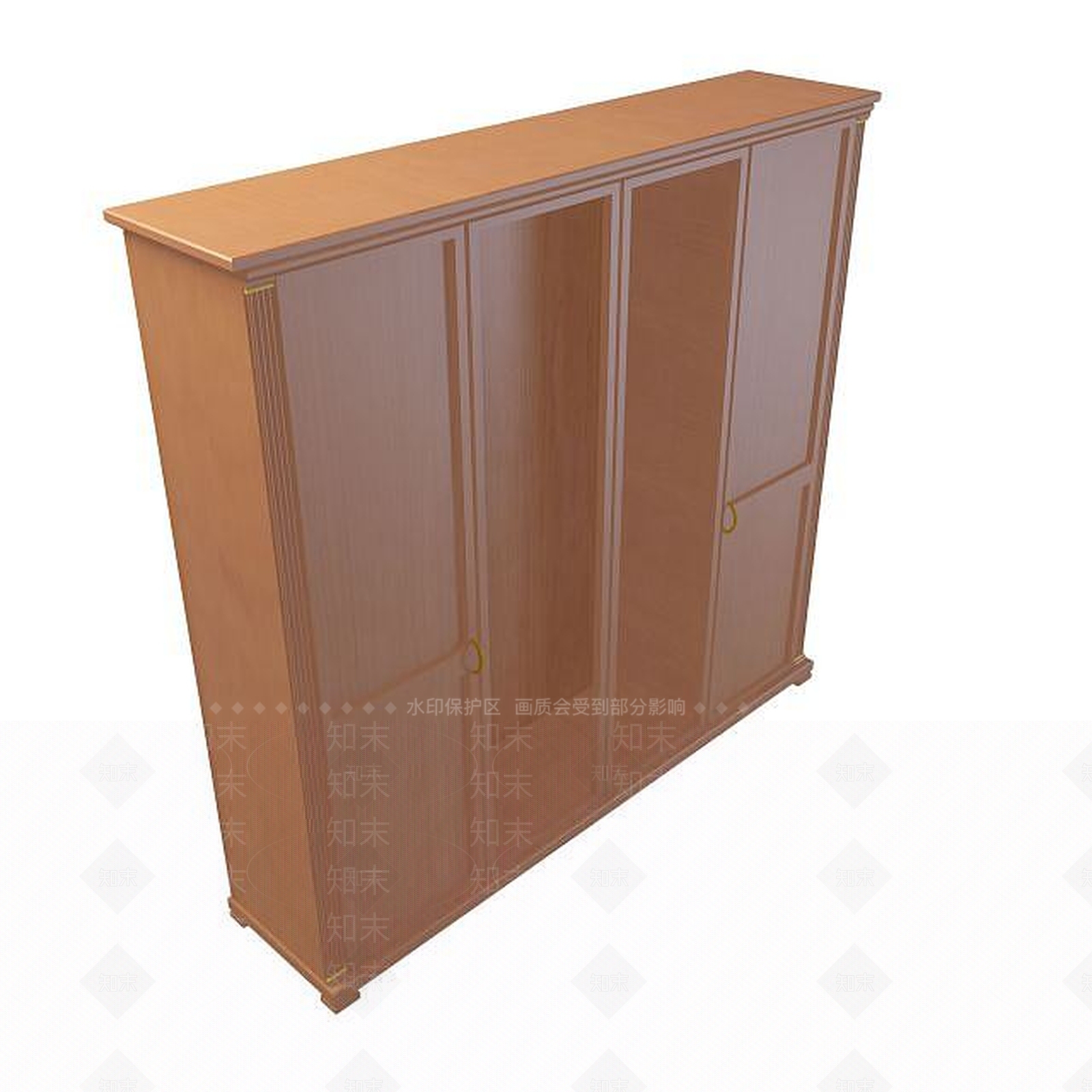 现代衣柜3D模型下载【ID:1191057122】