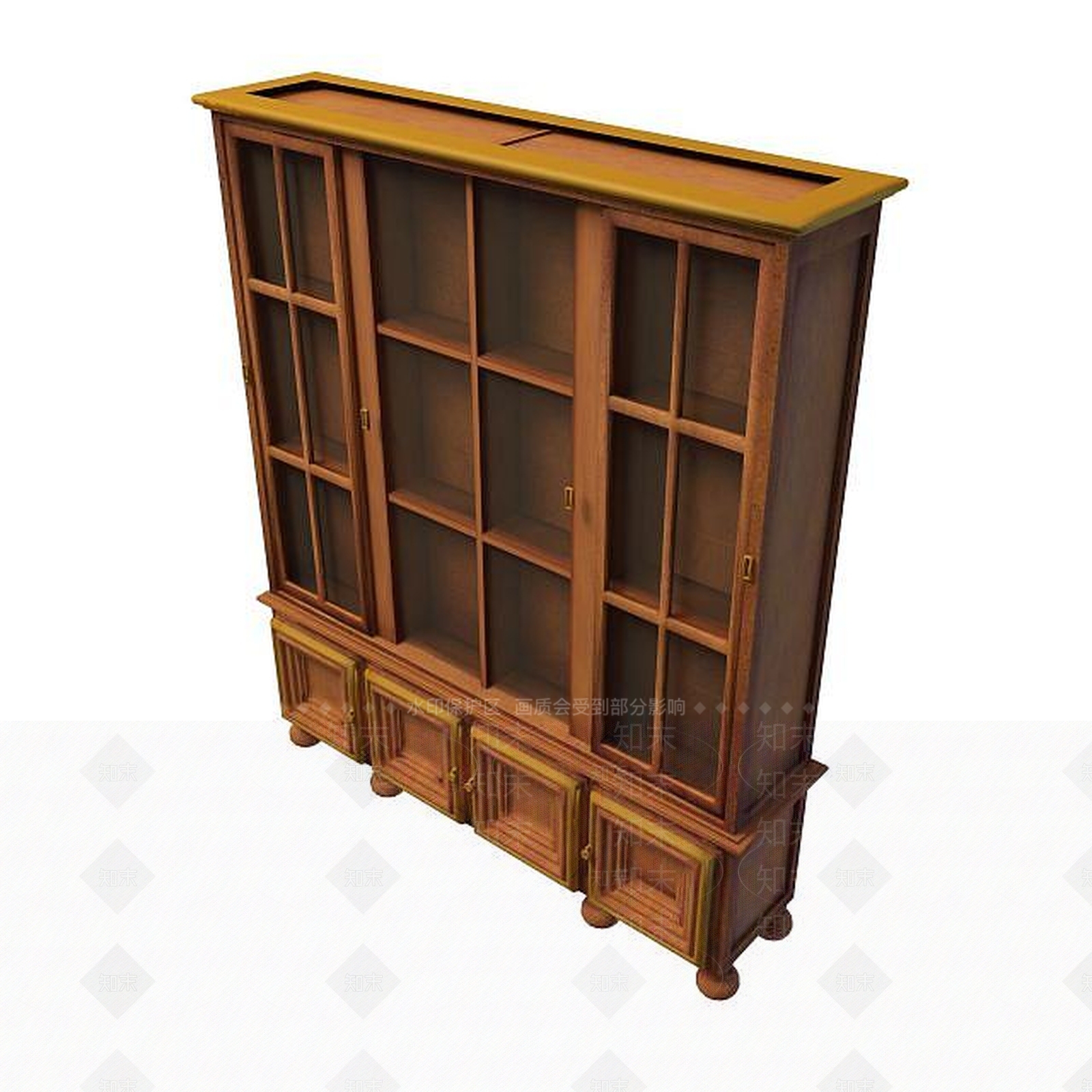 现代衣柜3D模型下载【ID:1191057468】
