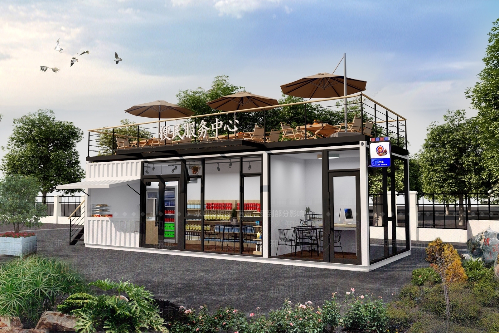 现代便利店SU模型下载【ID:1191057737】