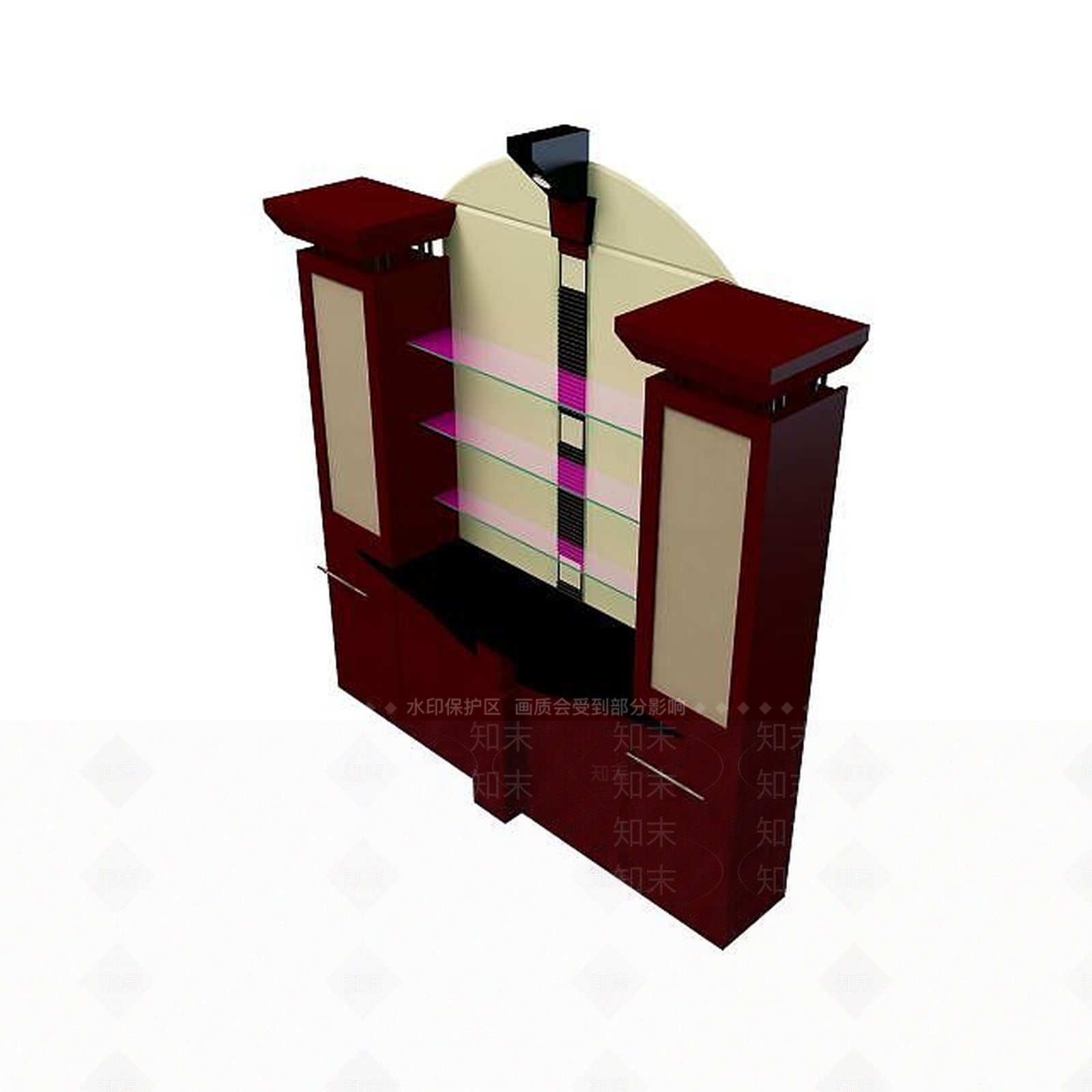 现代衣柜3D模型下载【ID:1199575388】