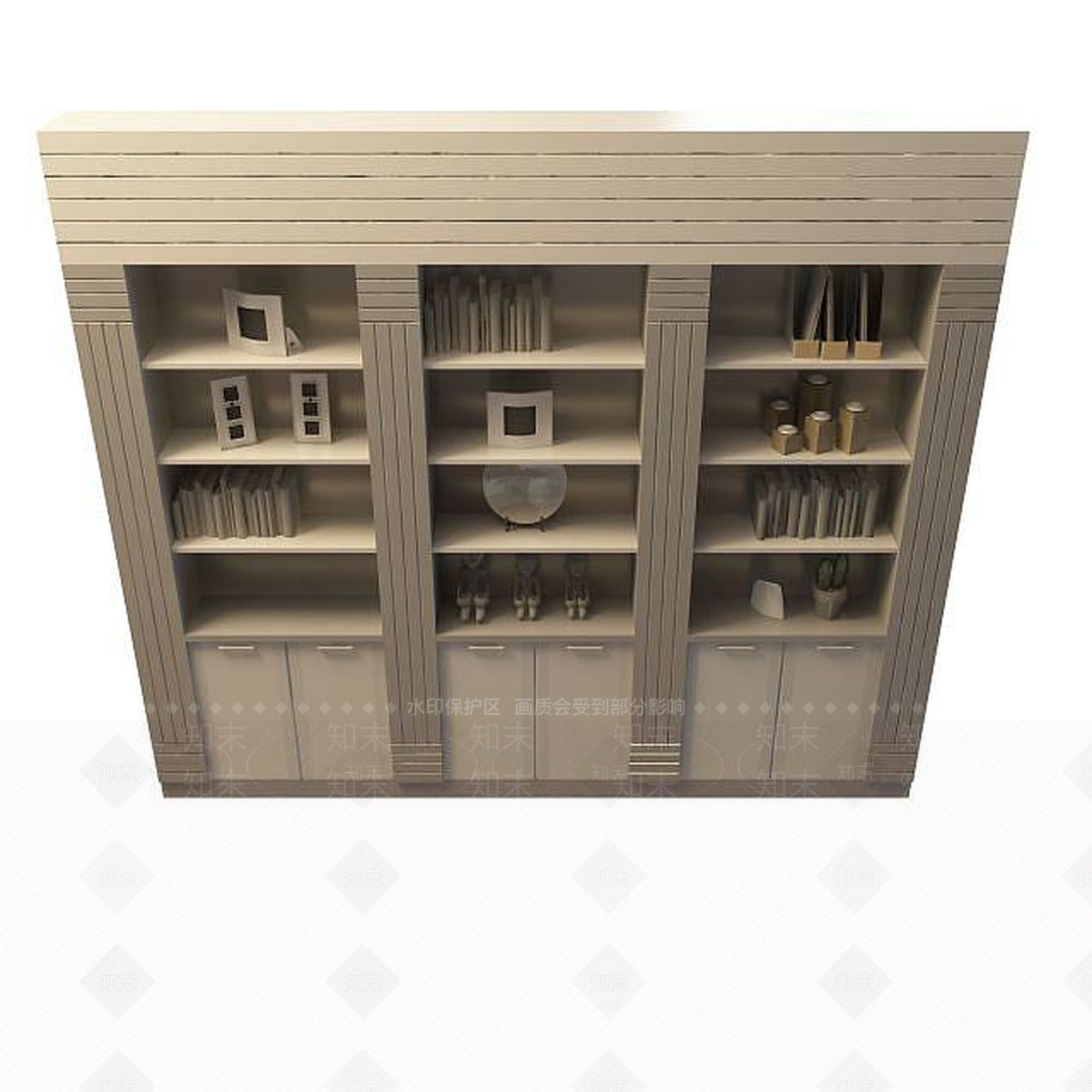 现代衣柜3D模型下载【ID:1199578857】