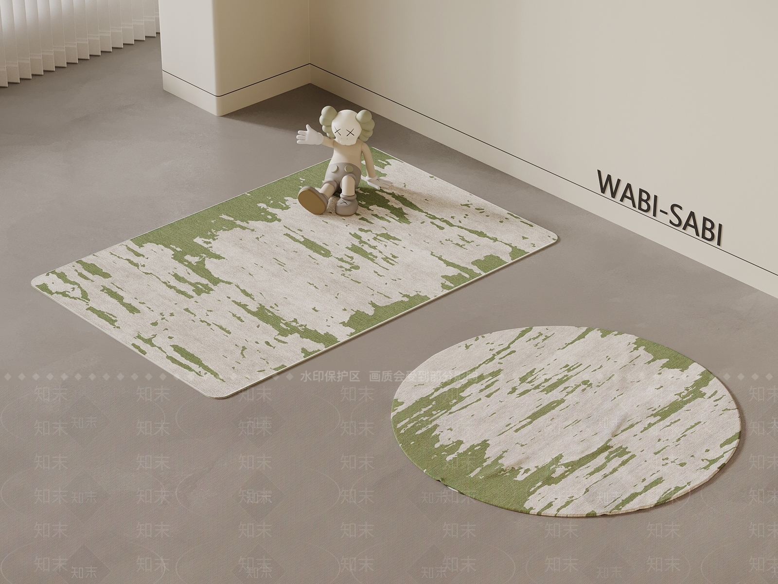 现代地毯3D模型下载【ID:1191059319】