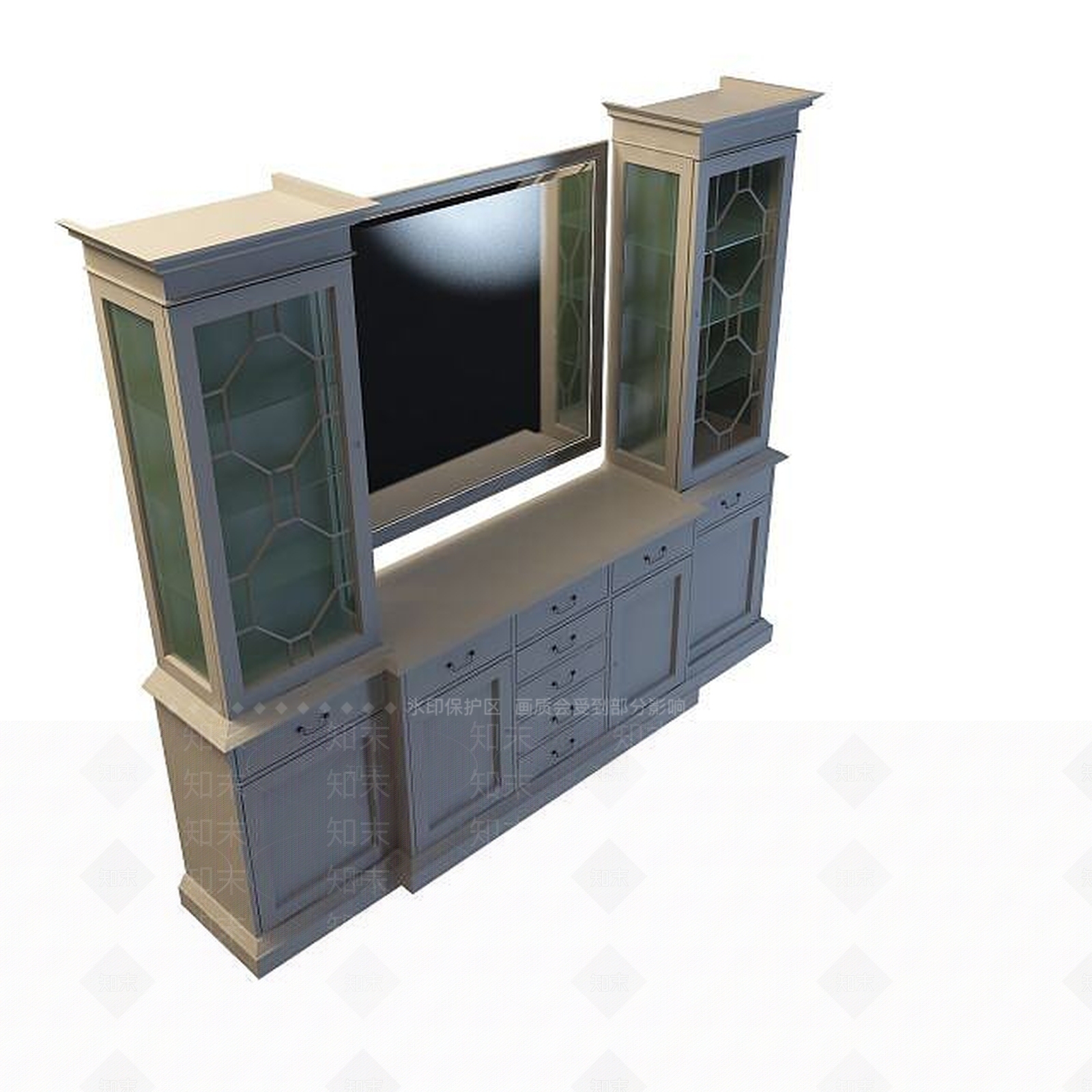 现代衣柜3D模型下载【ID:1199575206】