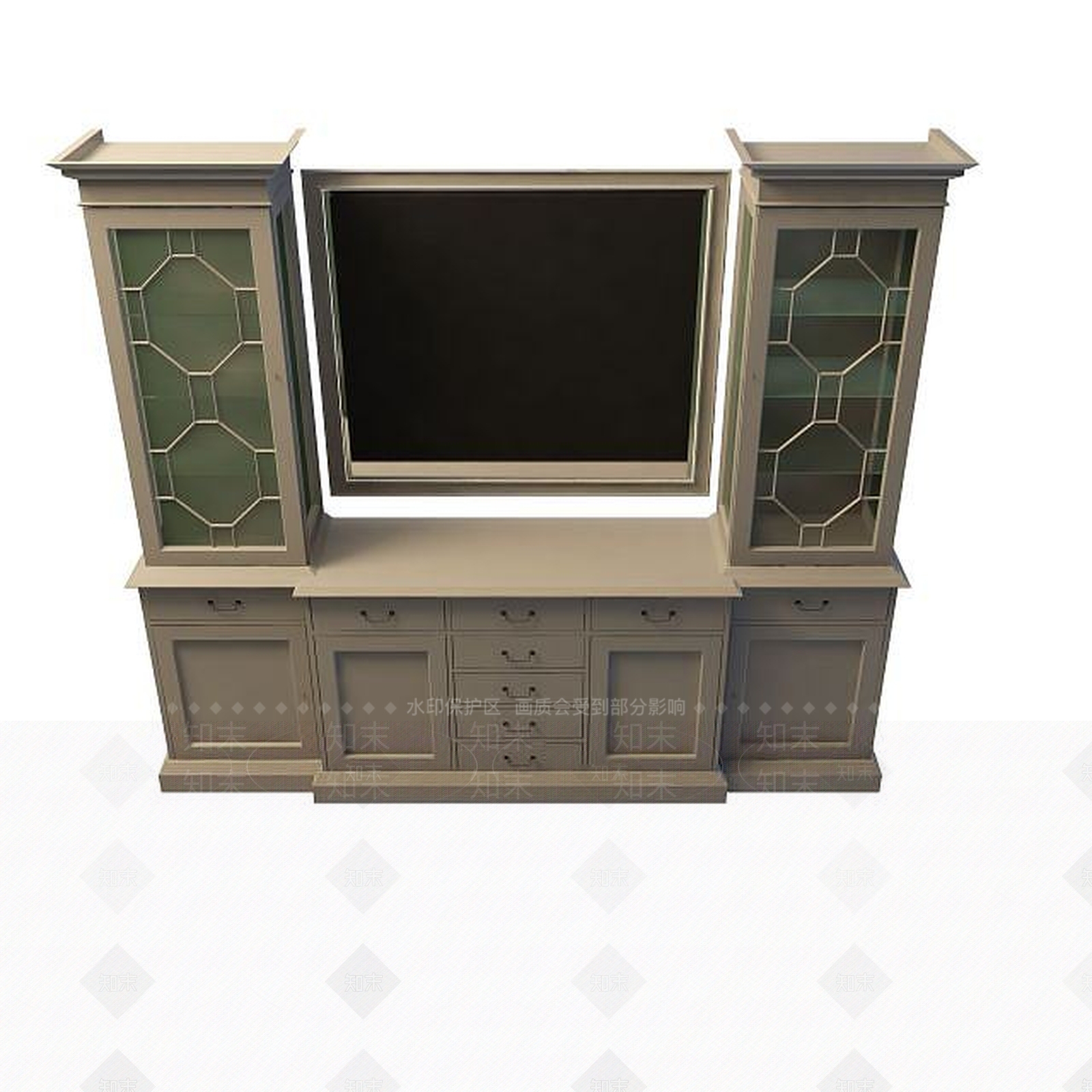 现代衣柜3D模型下载【ID:1199575206】