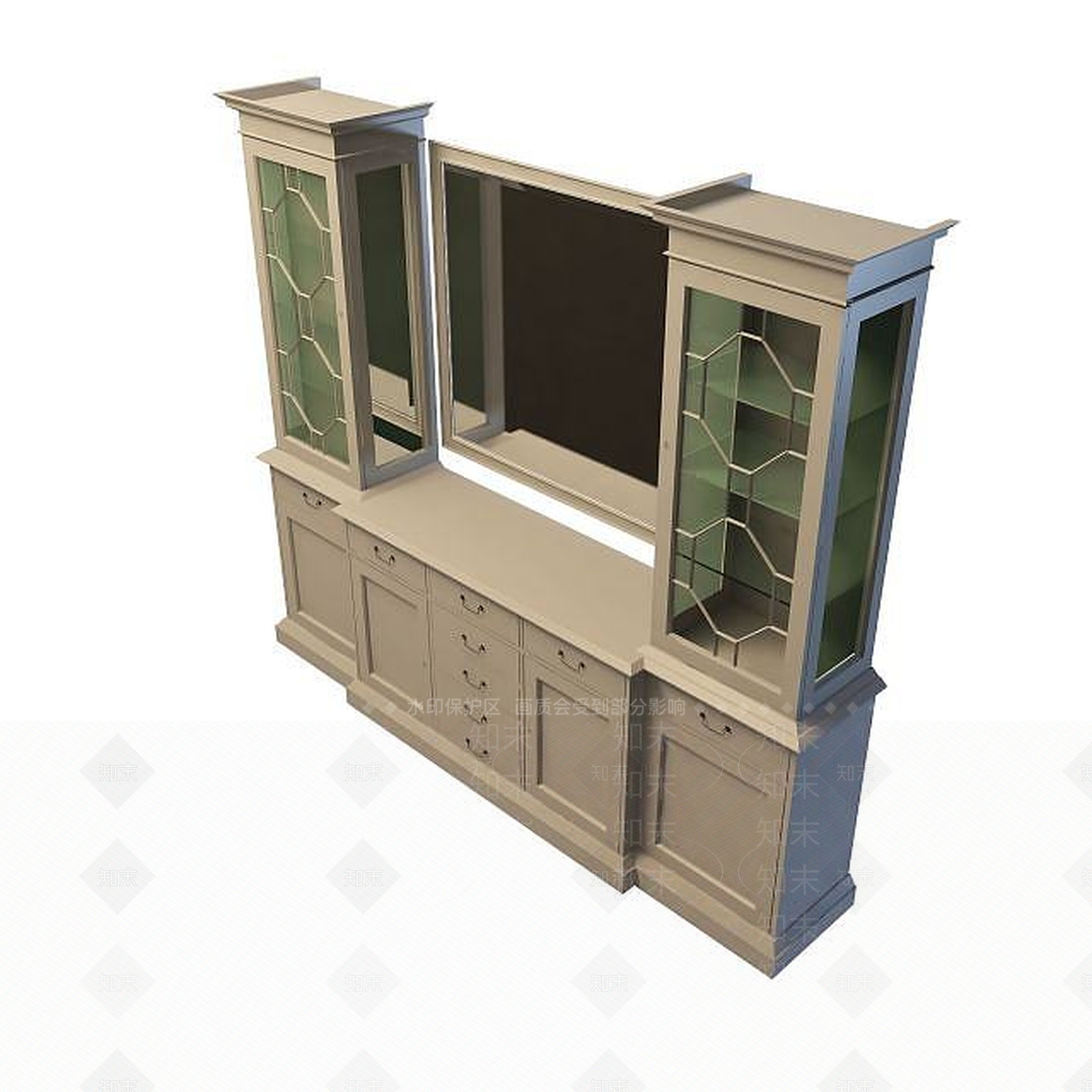 现代衣柜3D模型下载【ID:1199575206】