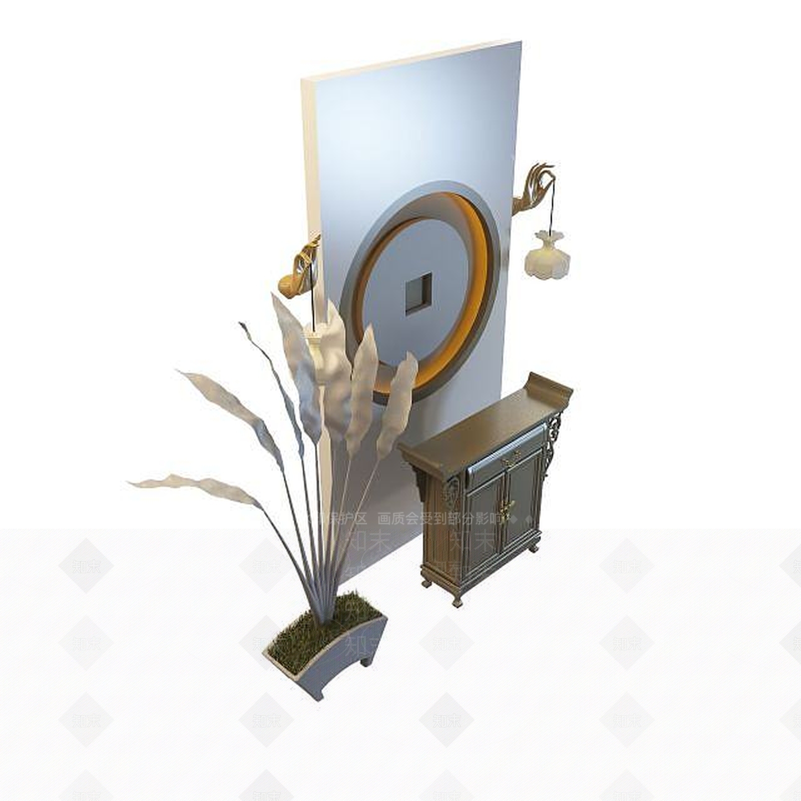现代衣柜3D模型下载【ID:1199575283】