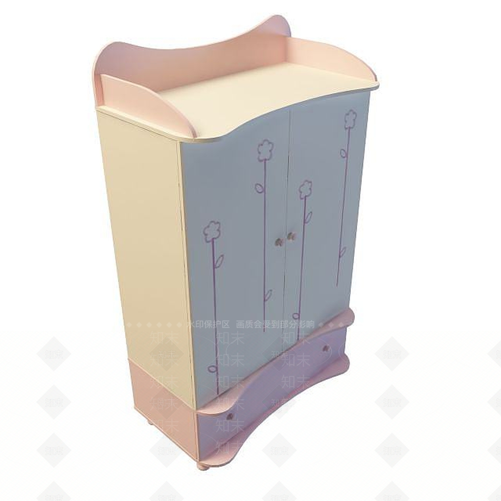 现代衣柜3D模型下载【ID:1191061255】