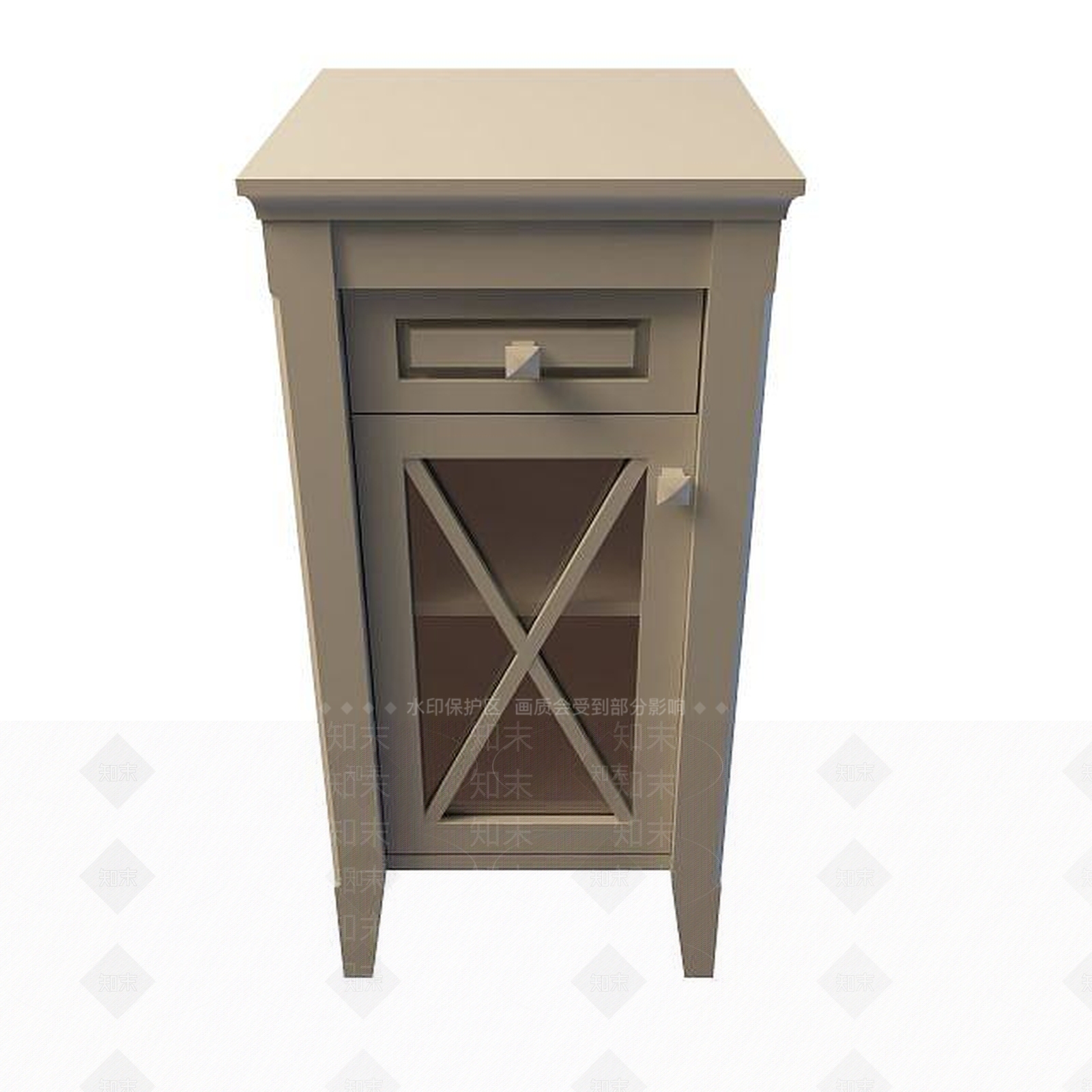 现代衣柜3D模型下载【ID:1199578674】