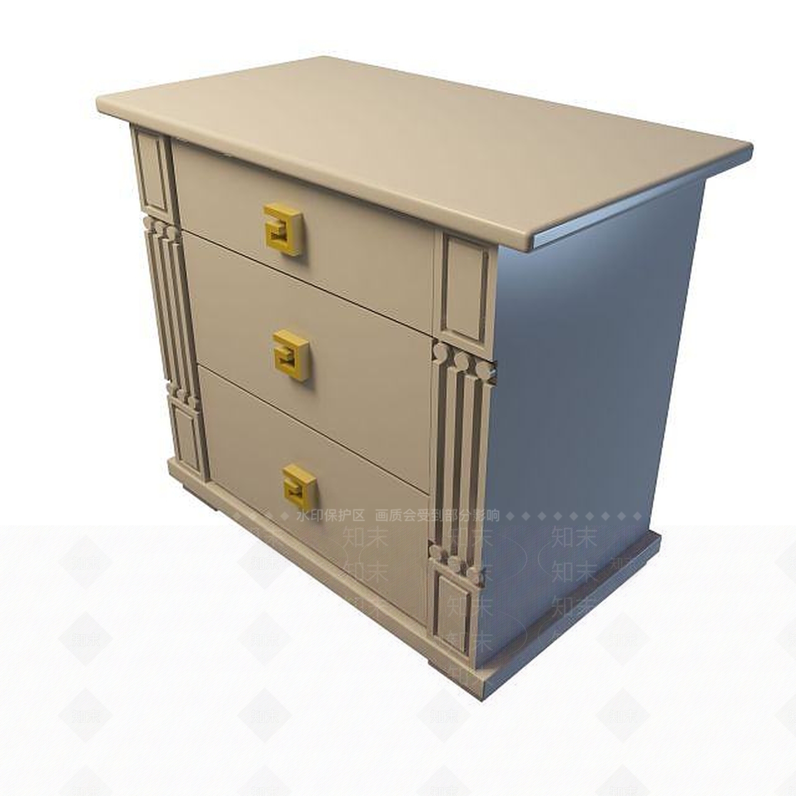 现代衣柜3D模型下载【ID:1199578542】