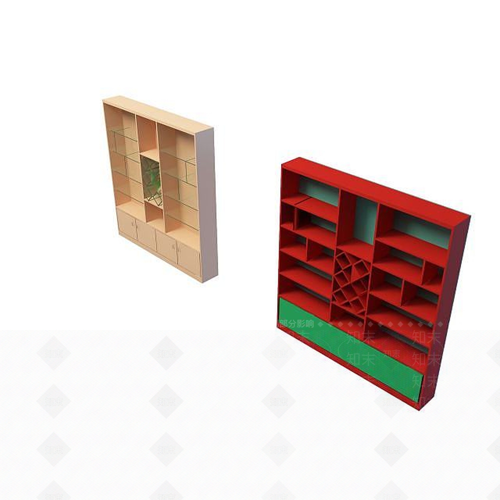 现代衣柜3D模型下载【ID:1199578434】