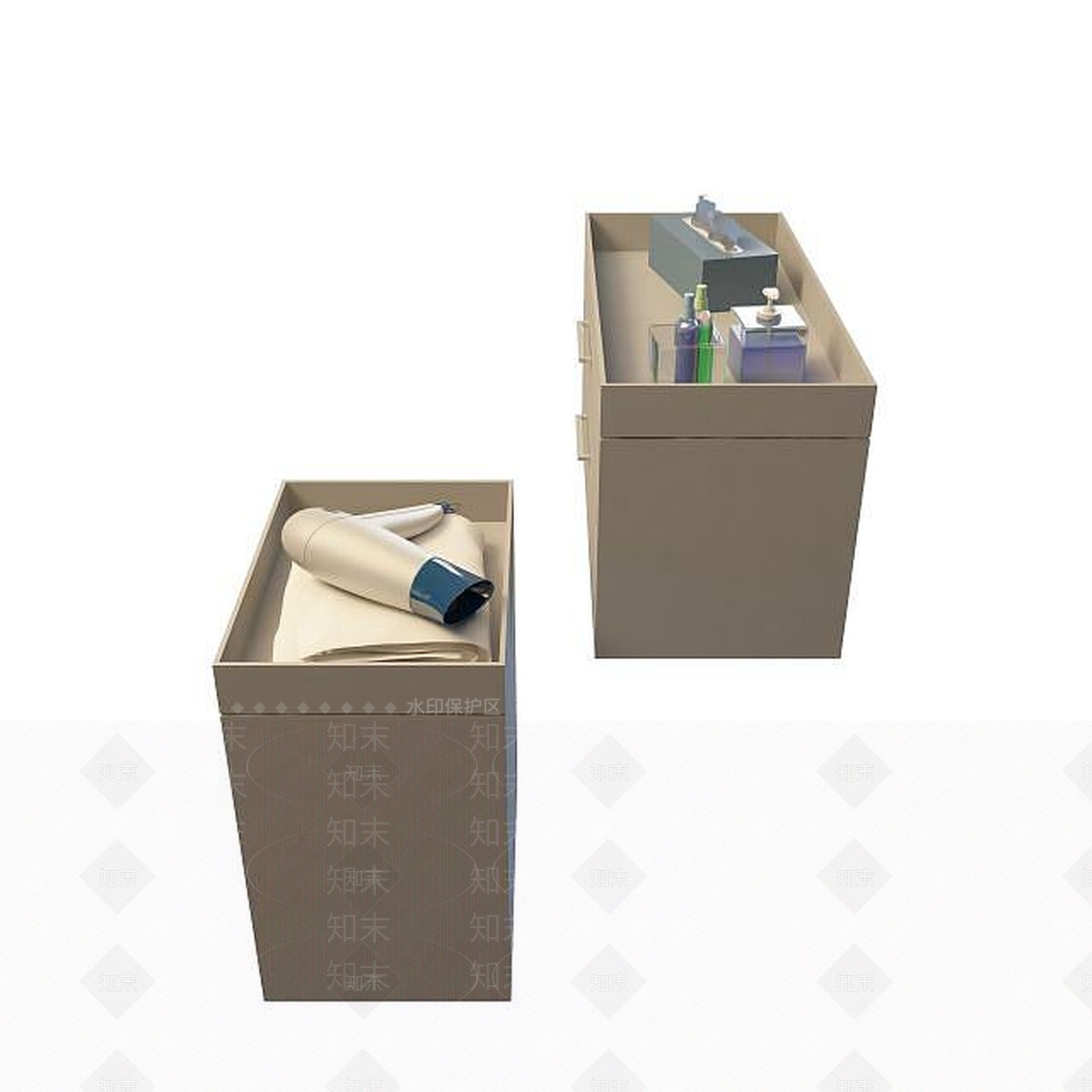 现代衣柜3D模型下载【ID:1199578379】