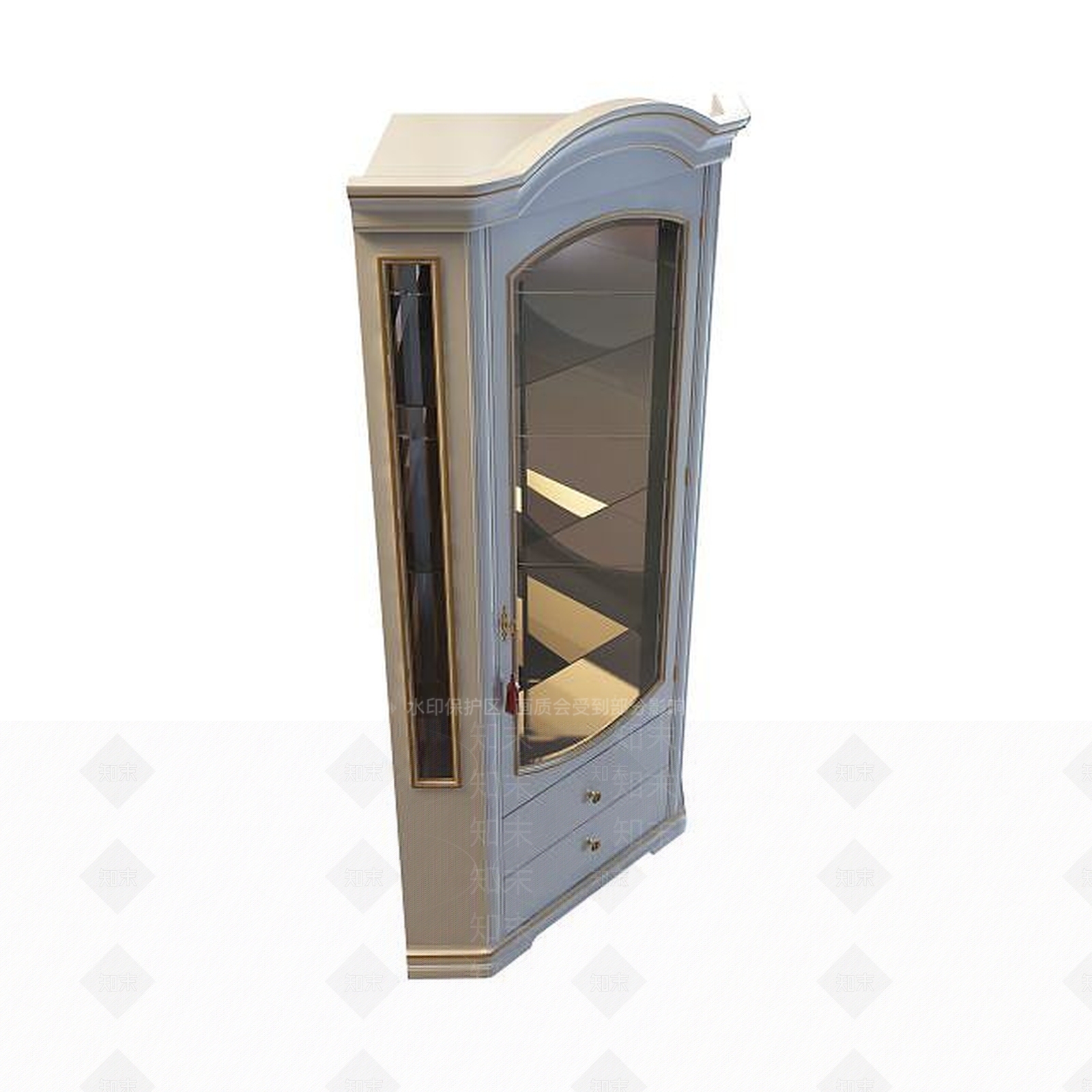 现代衣柜3D模型下载【ID:1199578384】