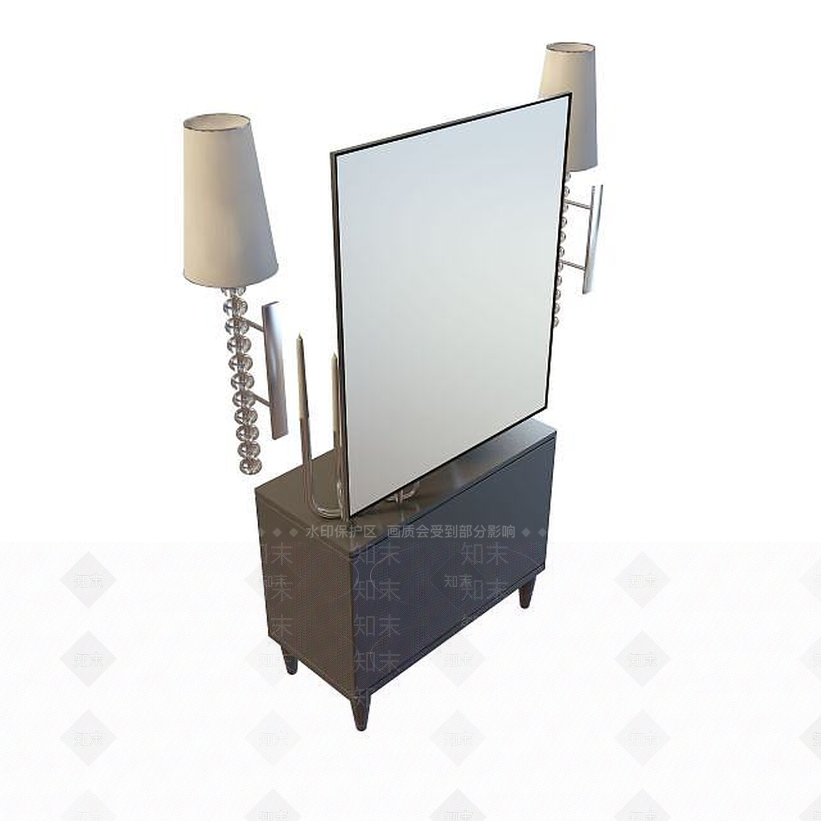 现代衣柜3D模型下载【ID:1199574825】