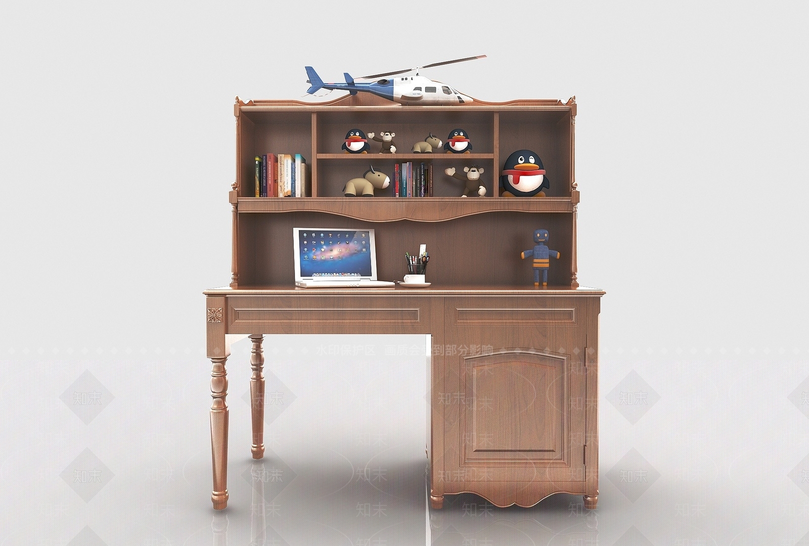 现代书桌椅3D模型下载【ID:1191065742】