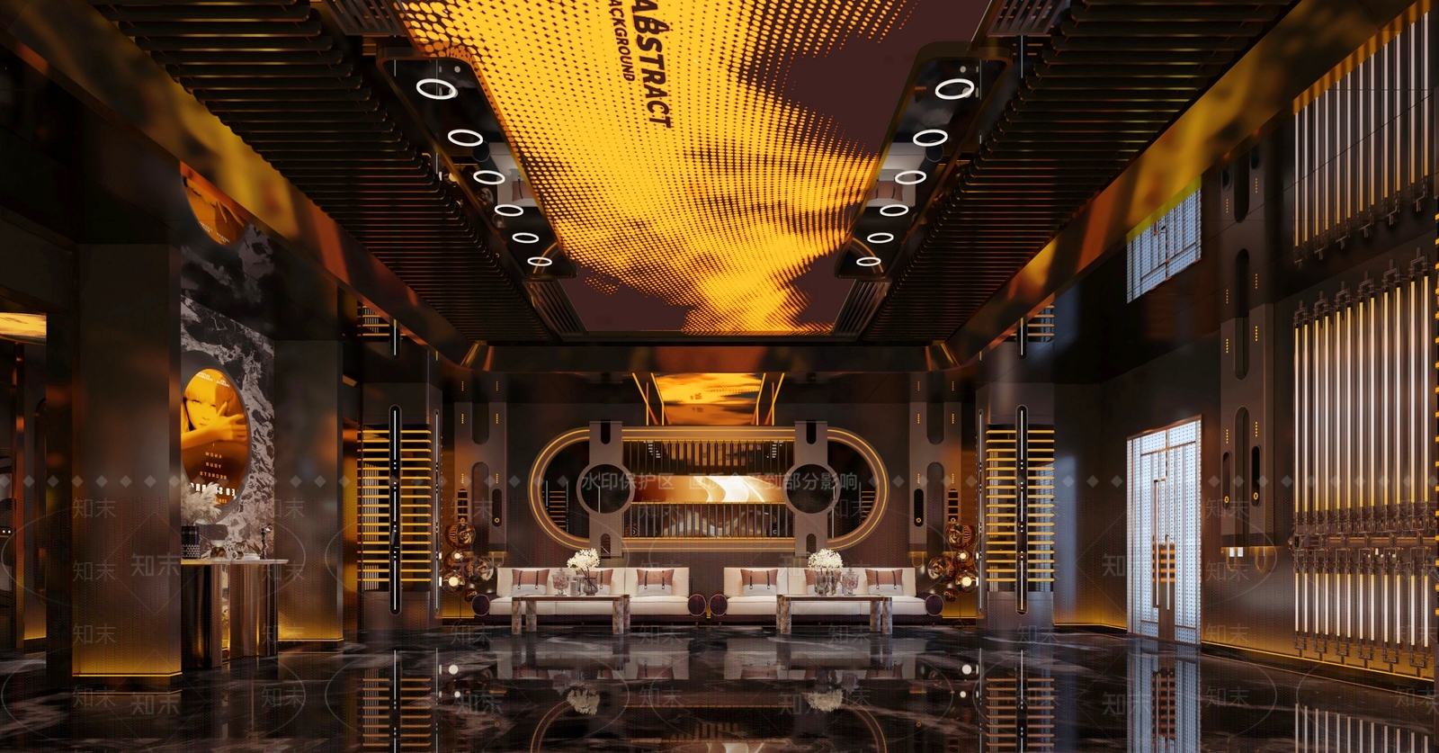 现代科技展厅3D模型下载【ID:1215094787】