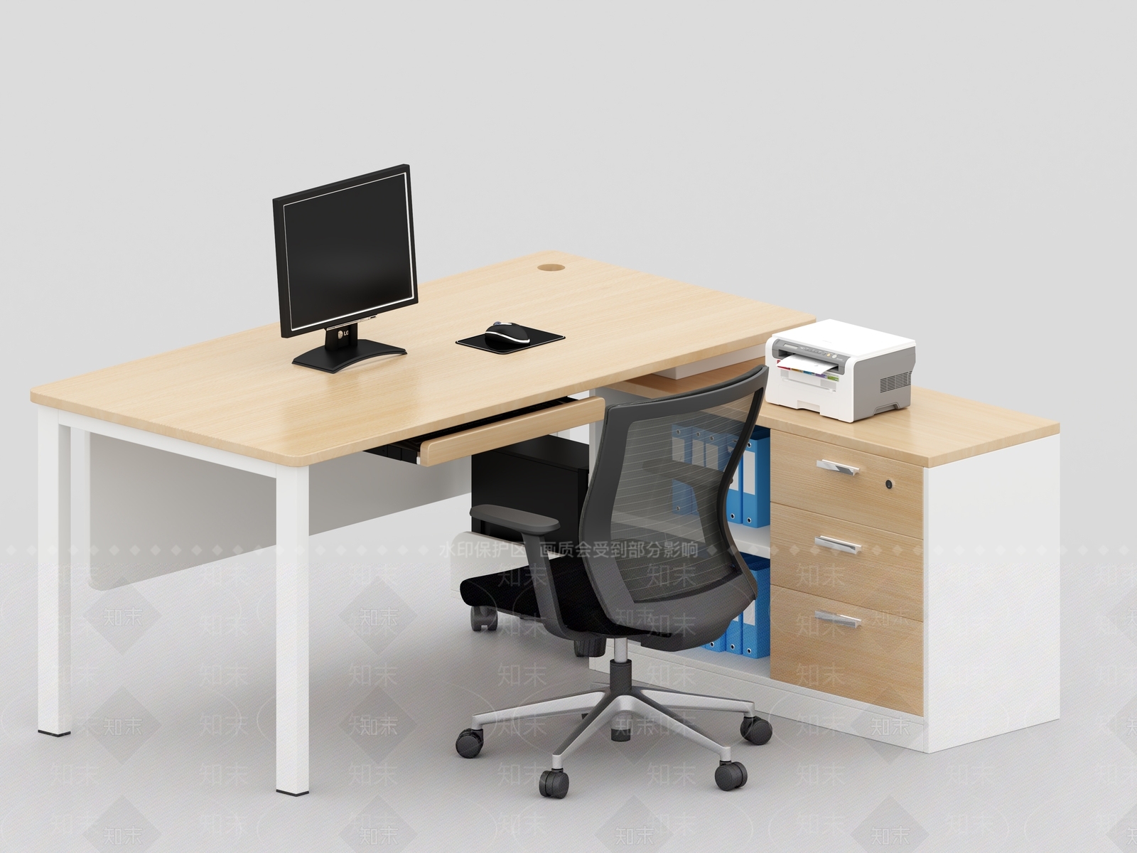 现代办公室3D模型下载【ID:1191074673】