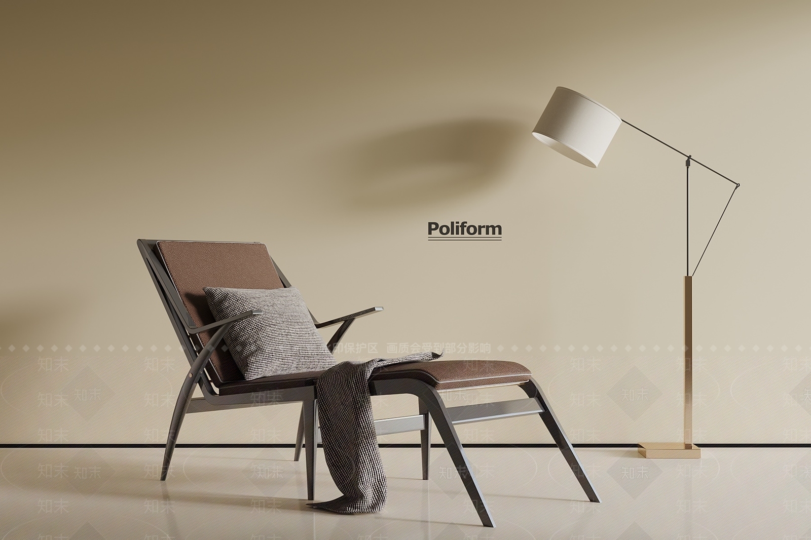 现代躺椅3D模型下载【ID:1191076624】